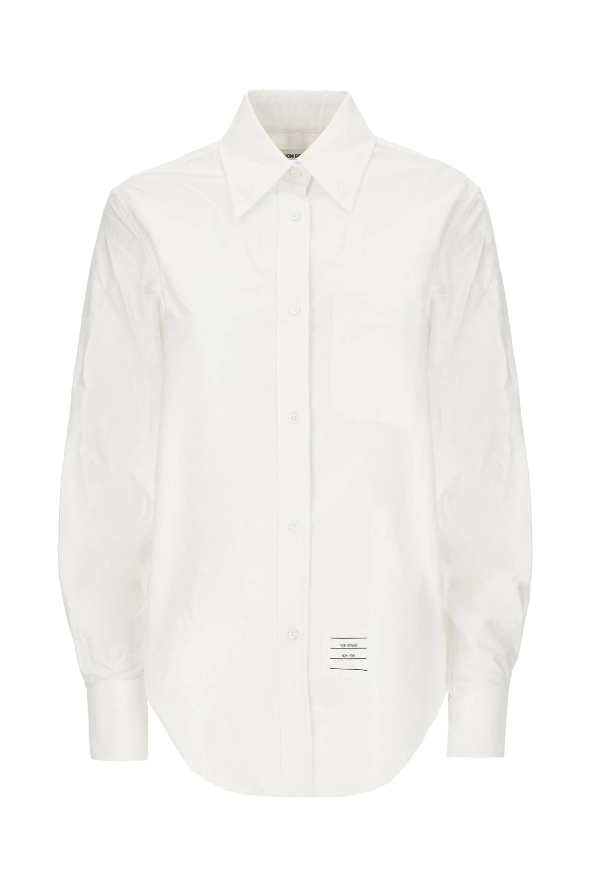 Thom Browne Camicia in popeline bianco