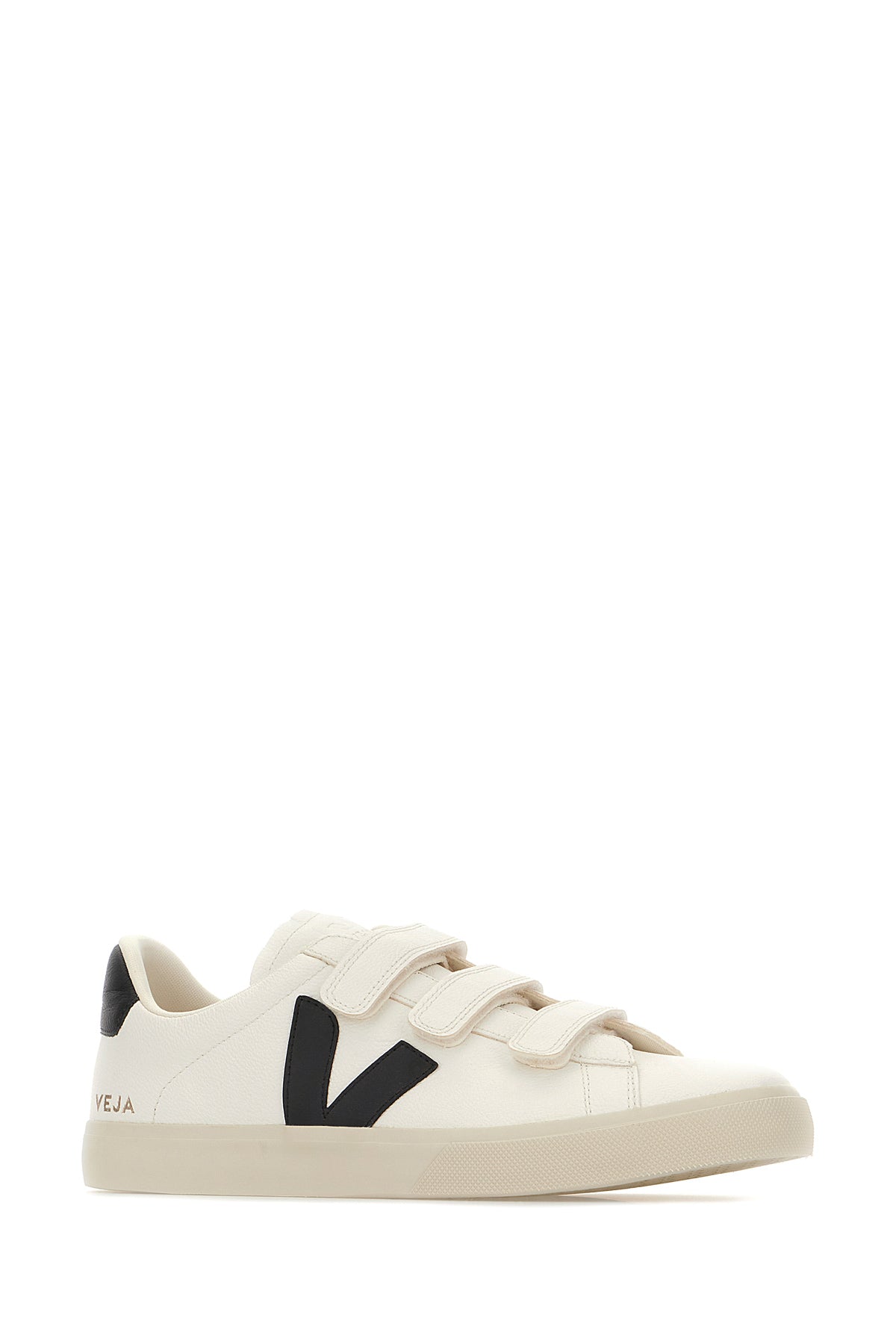 VEJA Sneakers Recife Chromefree in pelle bianca, view 2