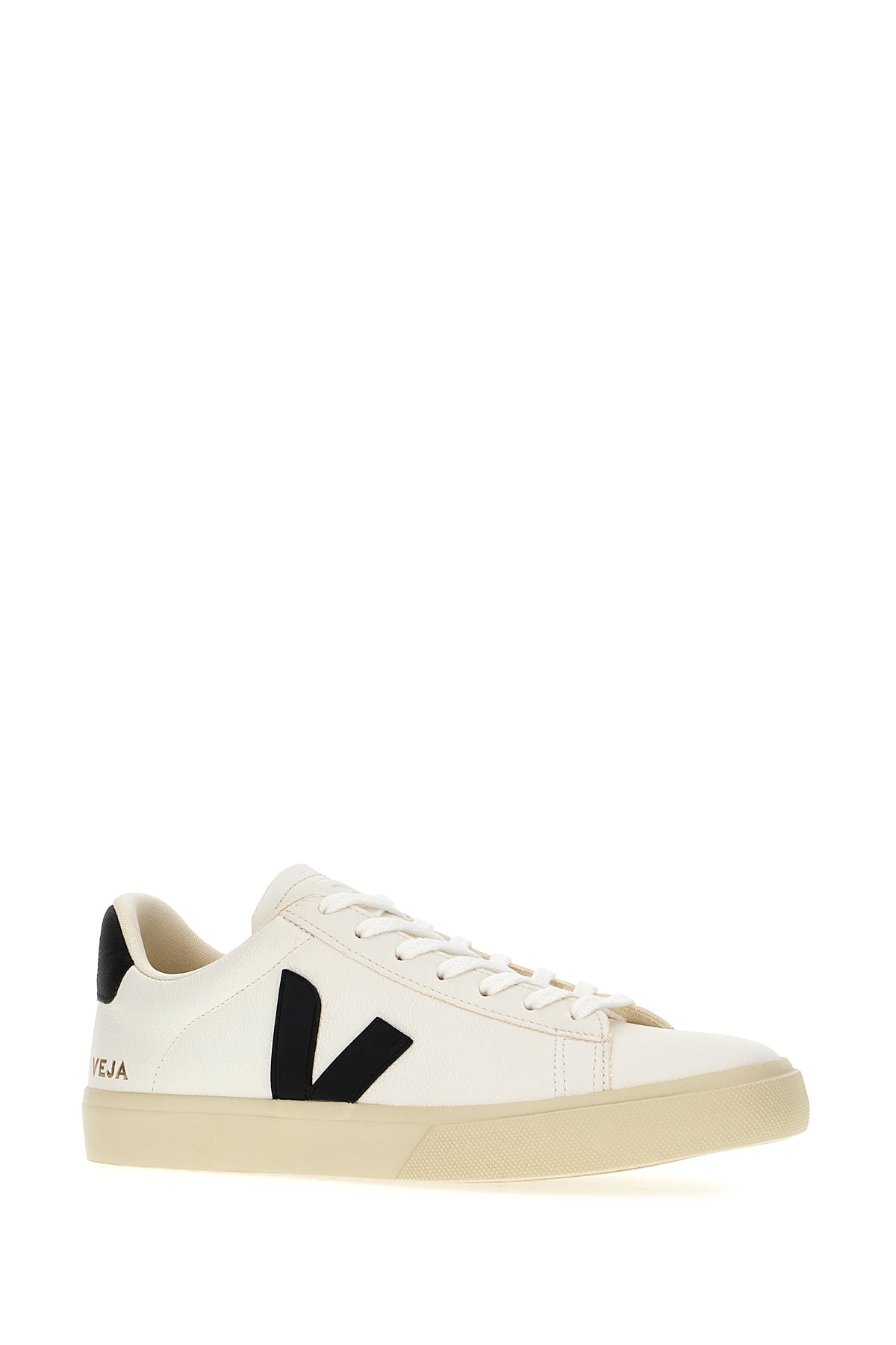 VEJA Sneakers Campo Chromefree in pelle bianca, view 2