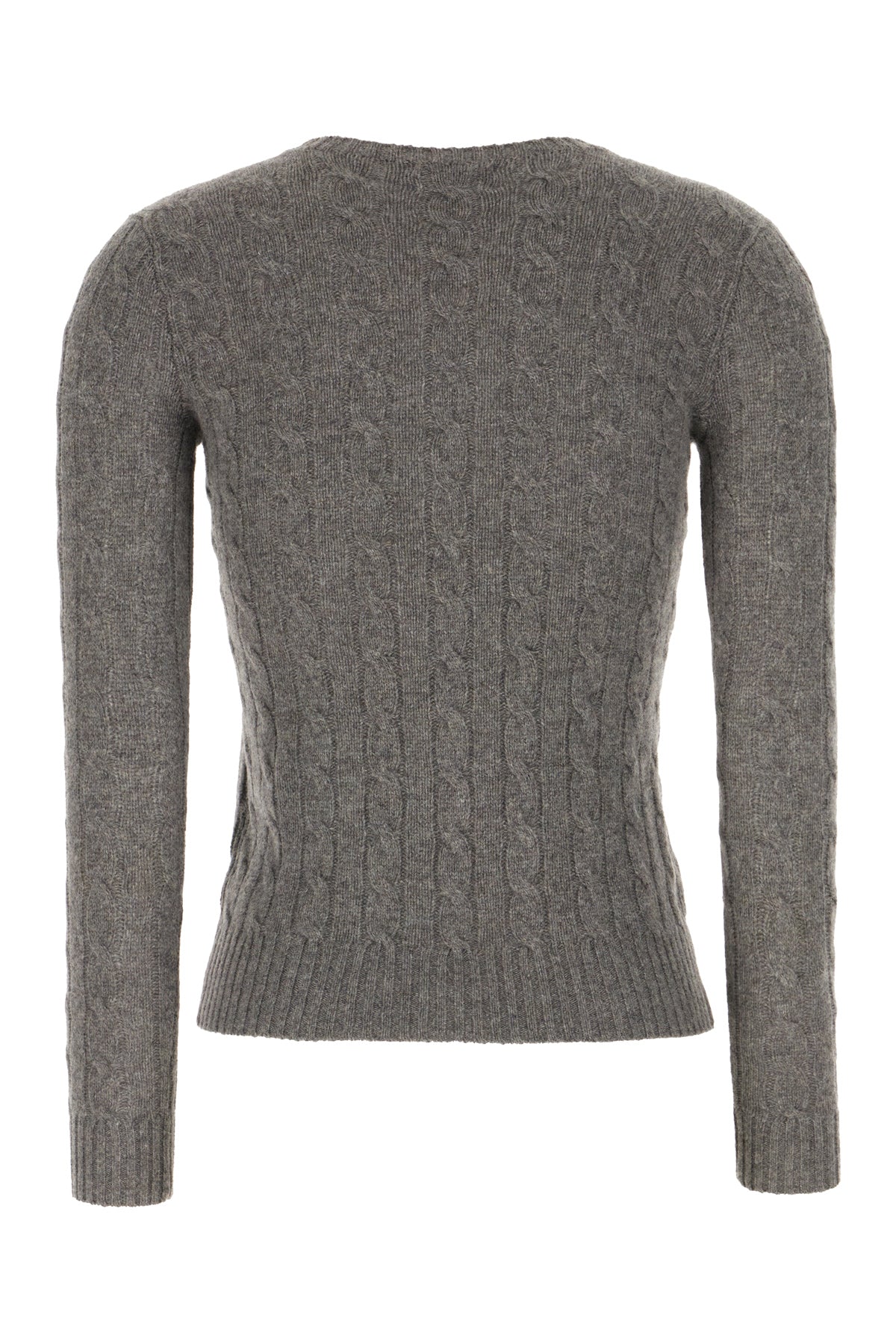 Polo Ralph Lauren Maglione in misto lana grigia, view 2
