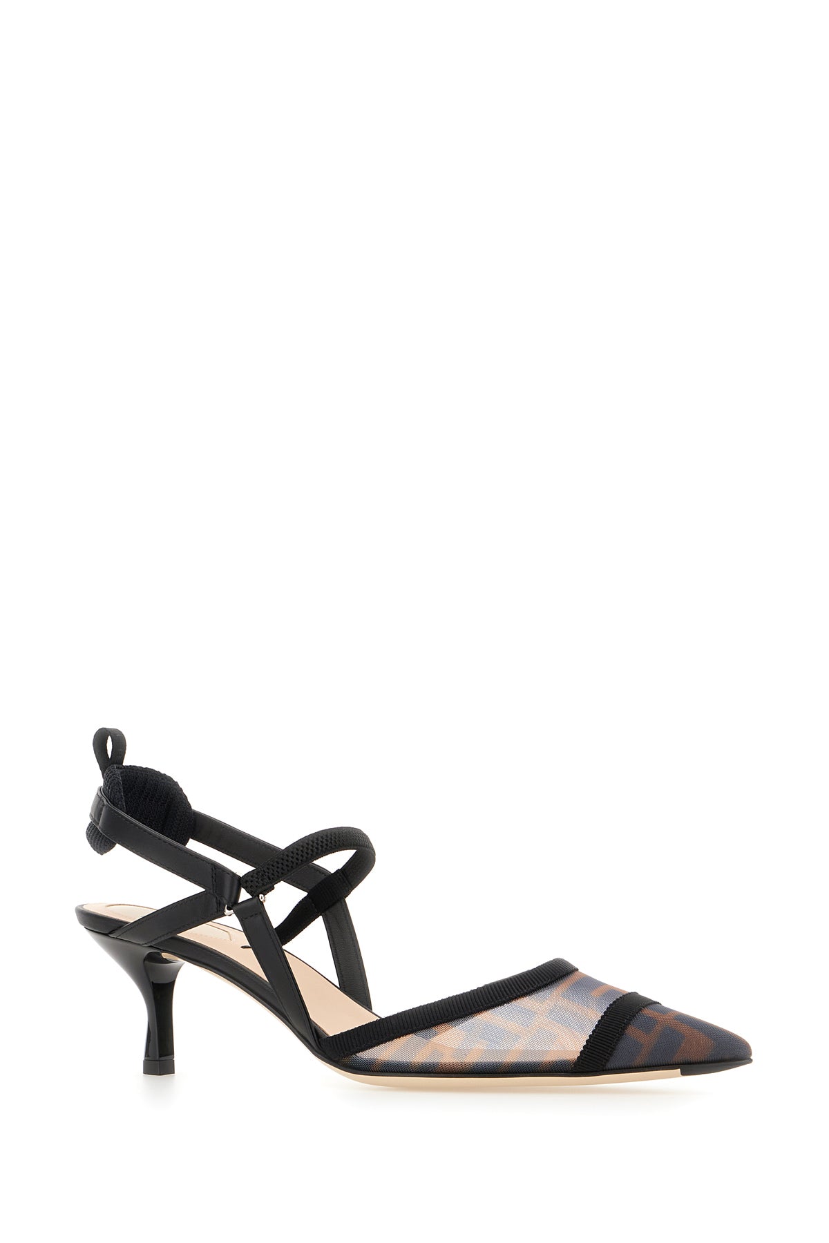 Fendi Scarpe con tacco Colibrì Lite in nylon multicolor, view 2