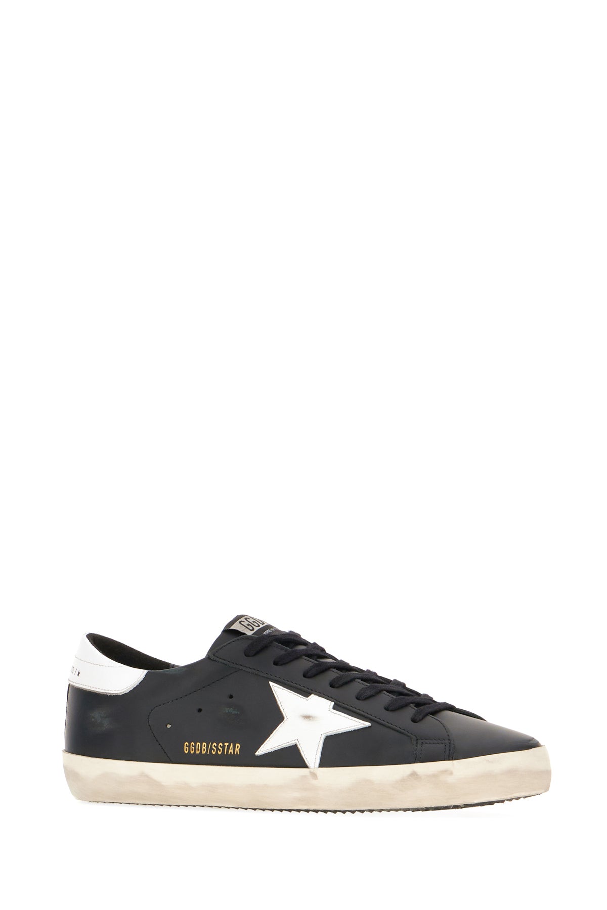 Golden Goose Sneakers Super-Star in pelle nera, view 2