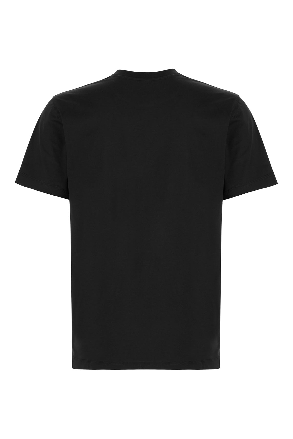 Burberry T-shirt in cotone nero, view 2