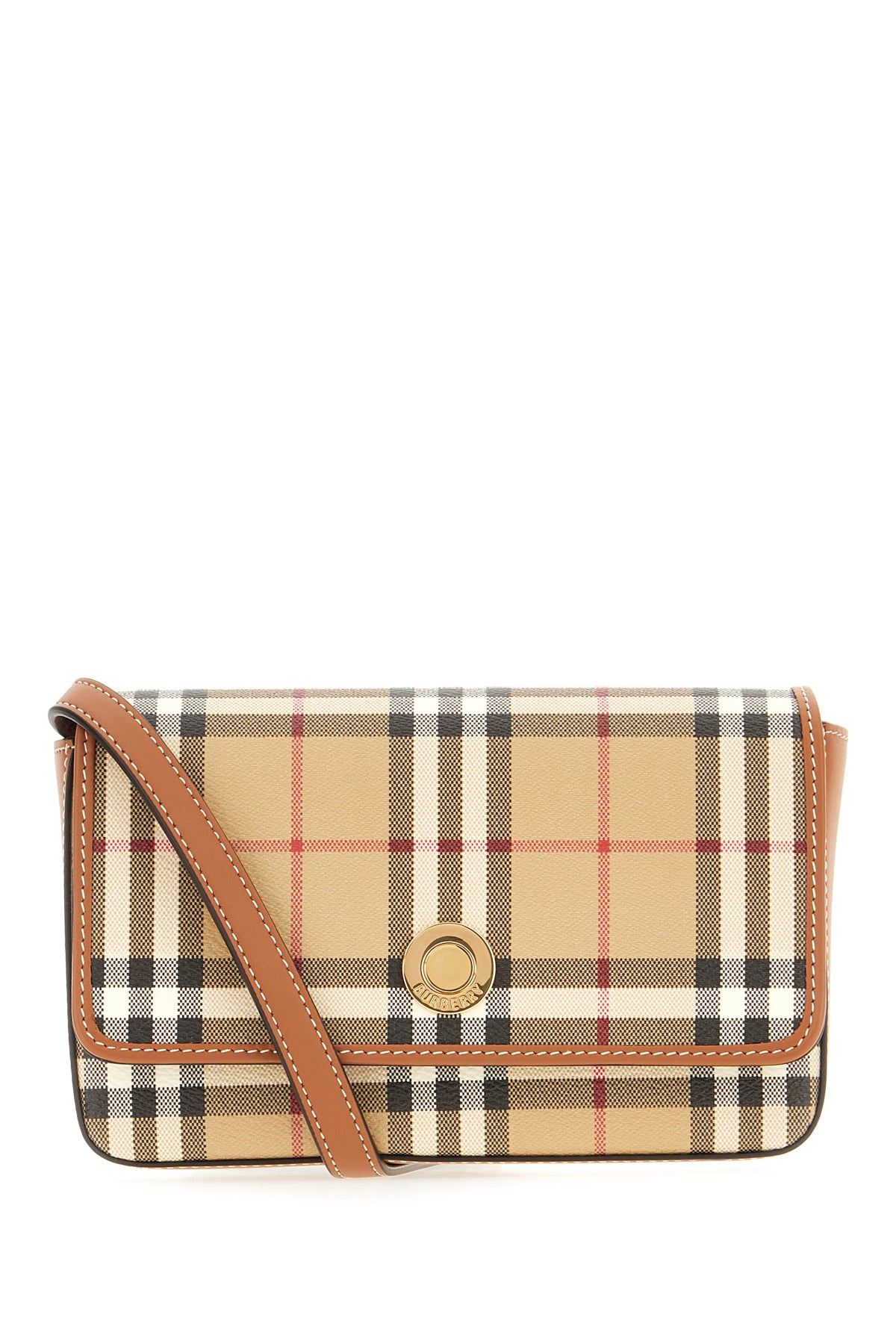 Burberry Borsa a tracolla in pelle stampata