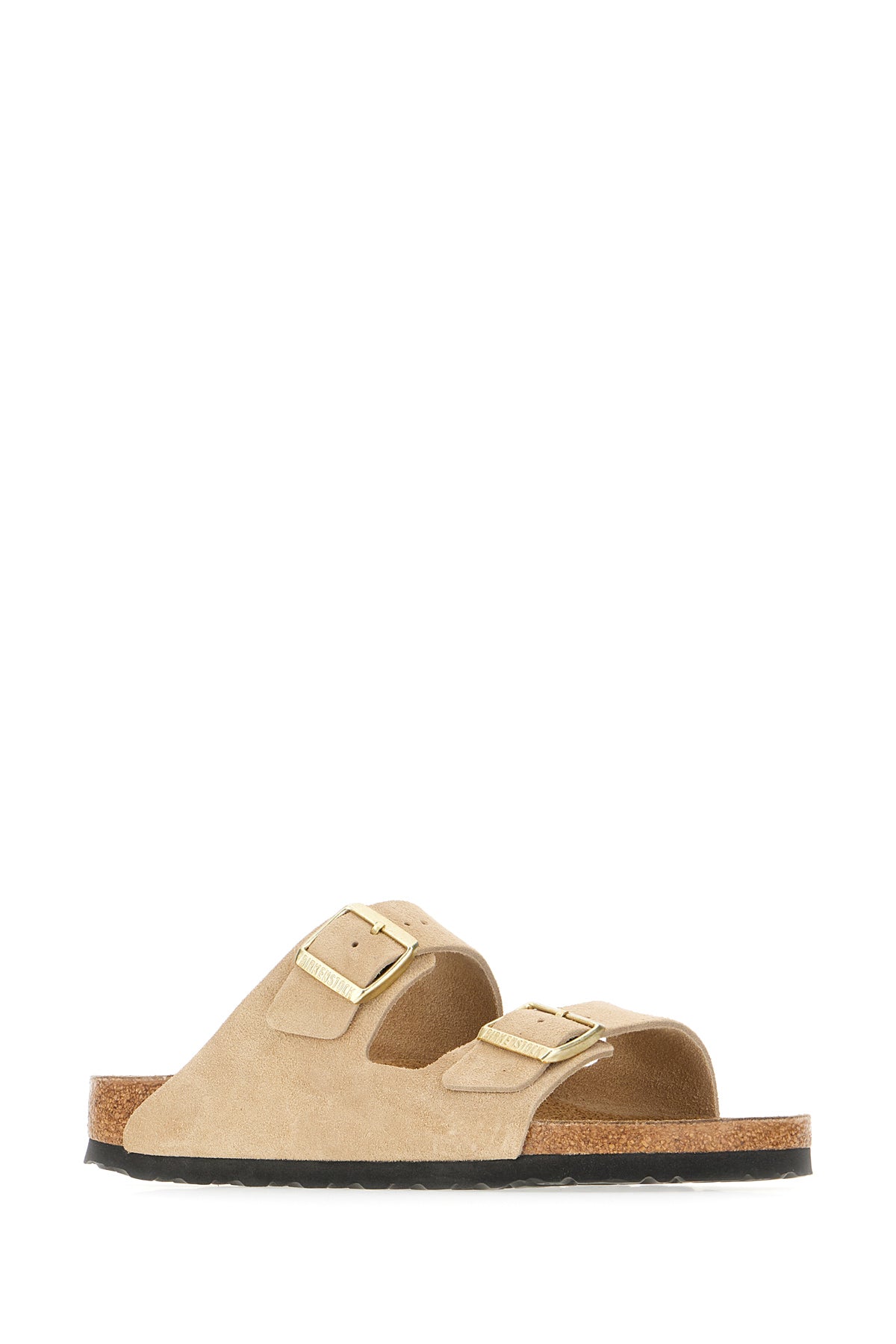 BIRKENSTOCK Sandali Arizona in pelle scamosciata sabbia, view 2