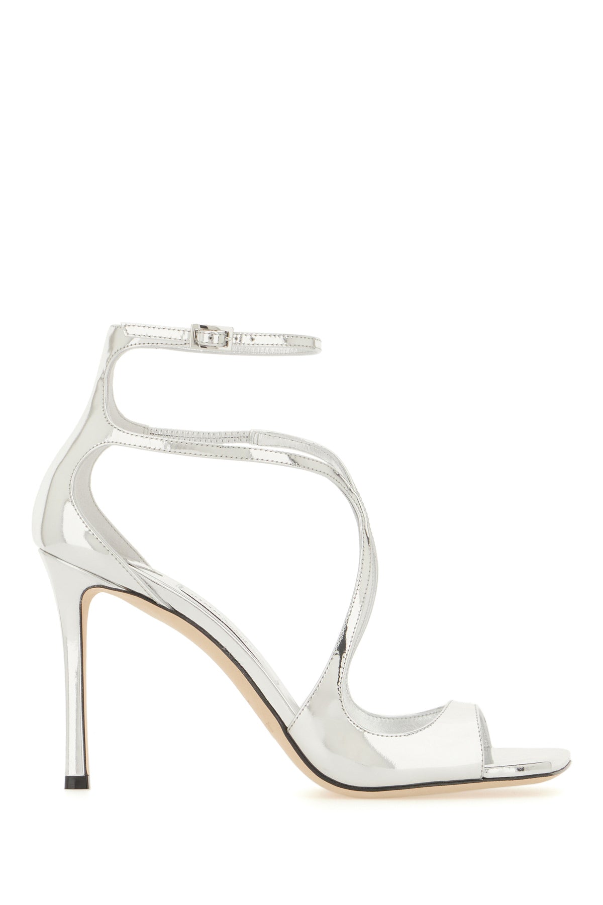 Jimmy Choo Sandali Azia 95 in pelle argento