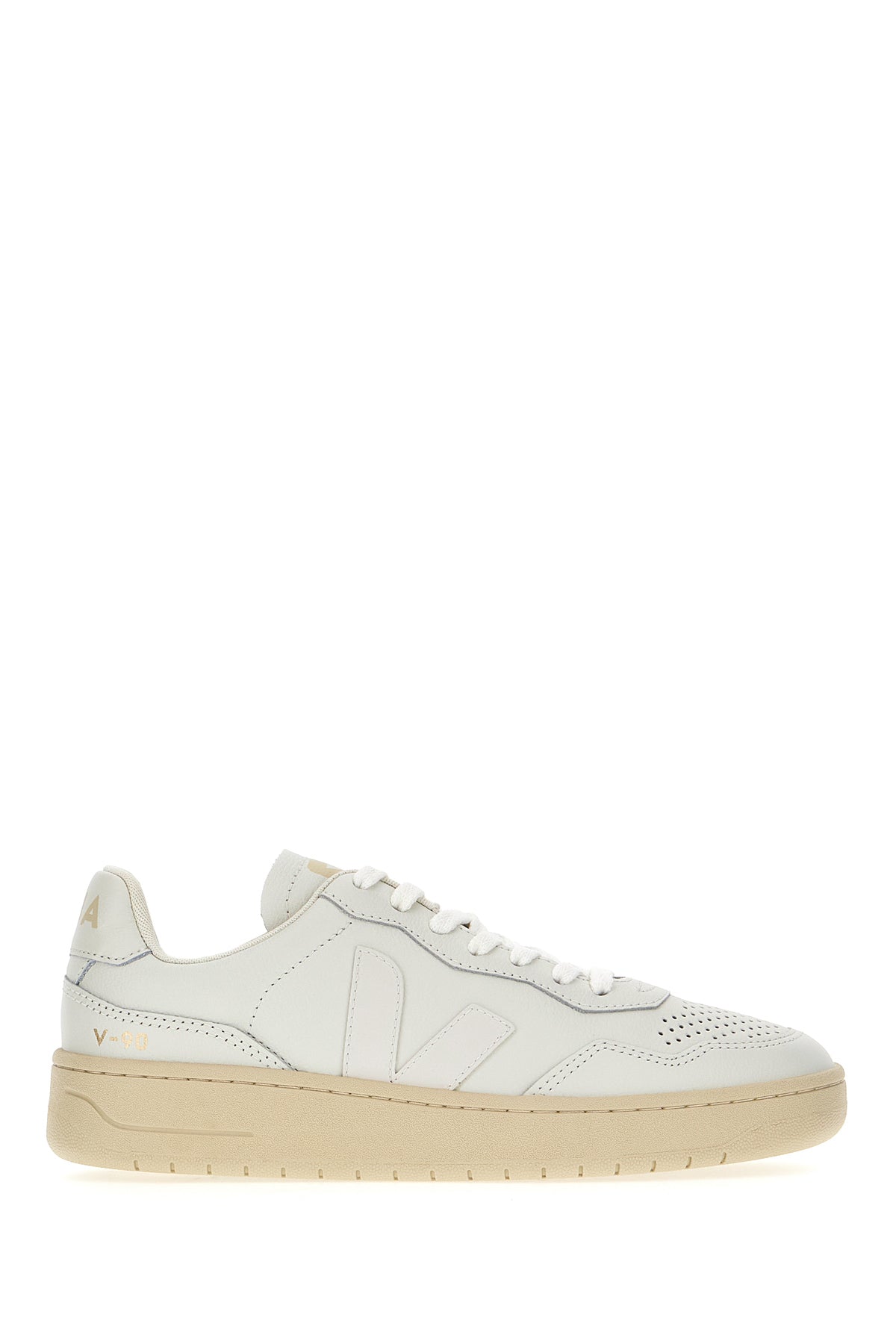 VEJA Sneakers V-90 in pelle bianca