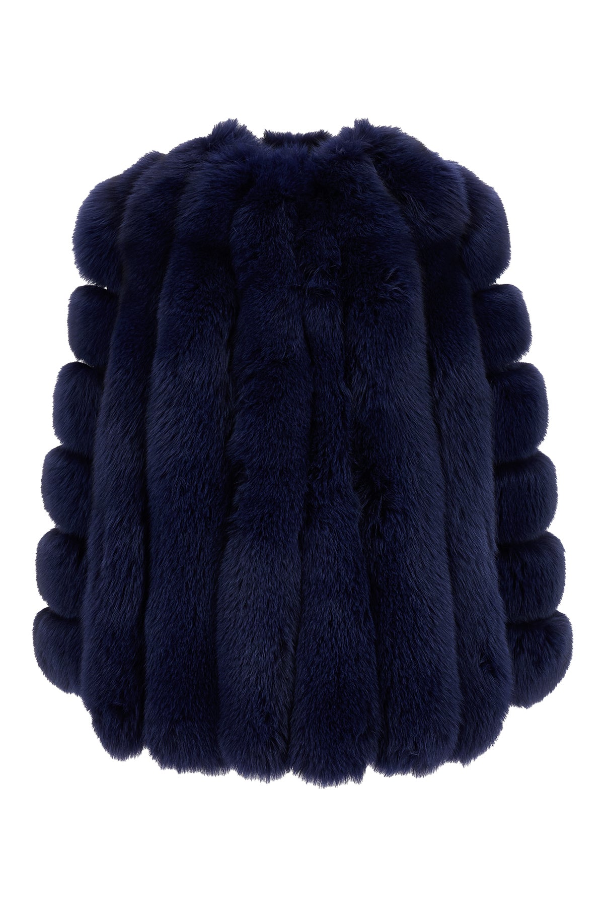 OLIVIA V Pelliccia in volpe blu notte