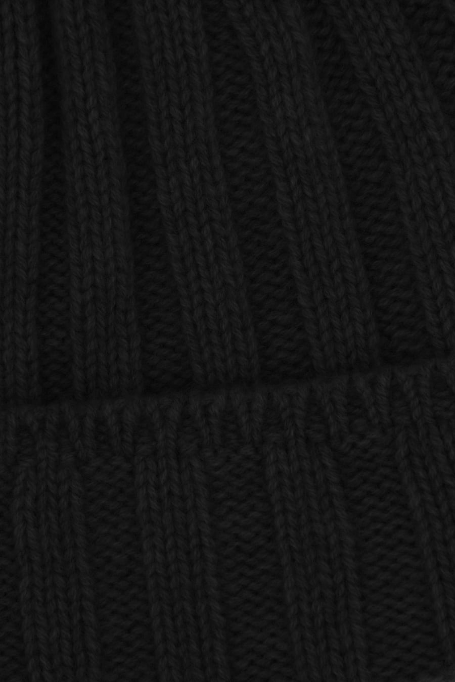VANISE' Cuffia in cashmere nero, view 3