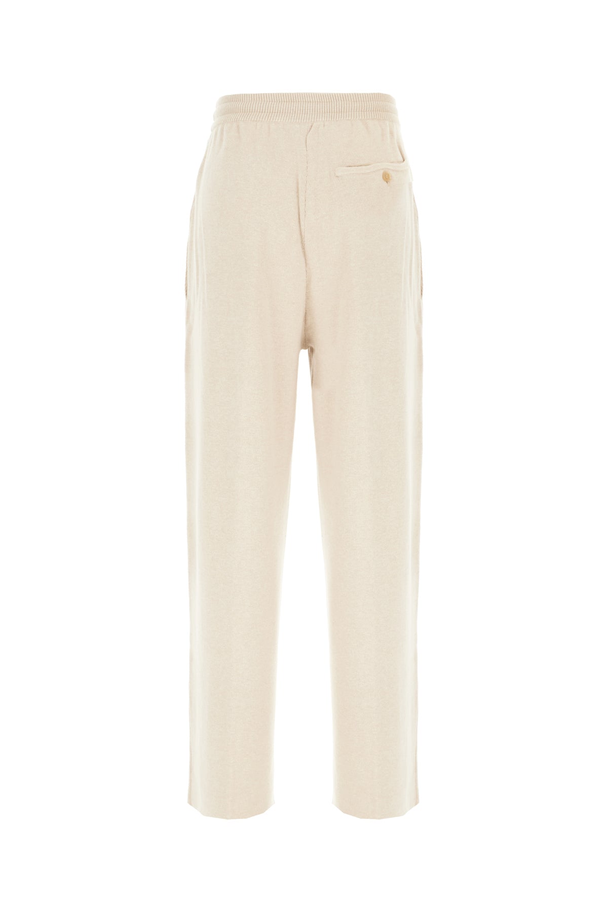 LANVIN Pantalone in misto lana sabbia, view 2