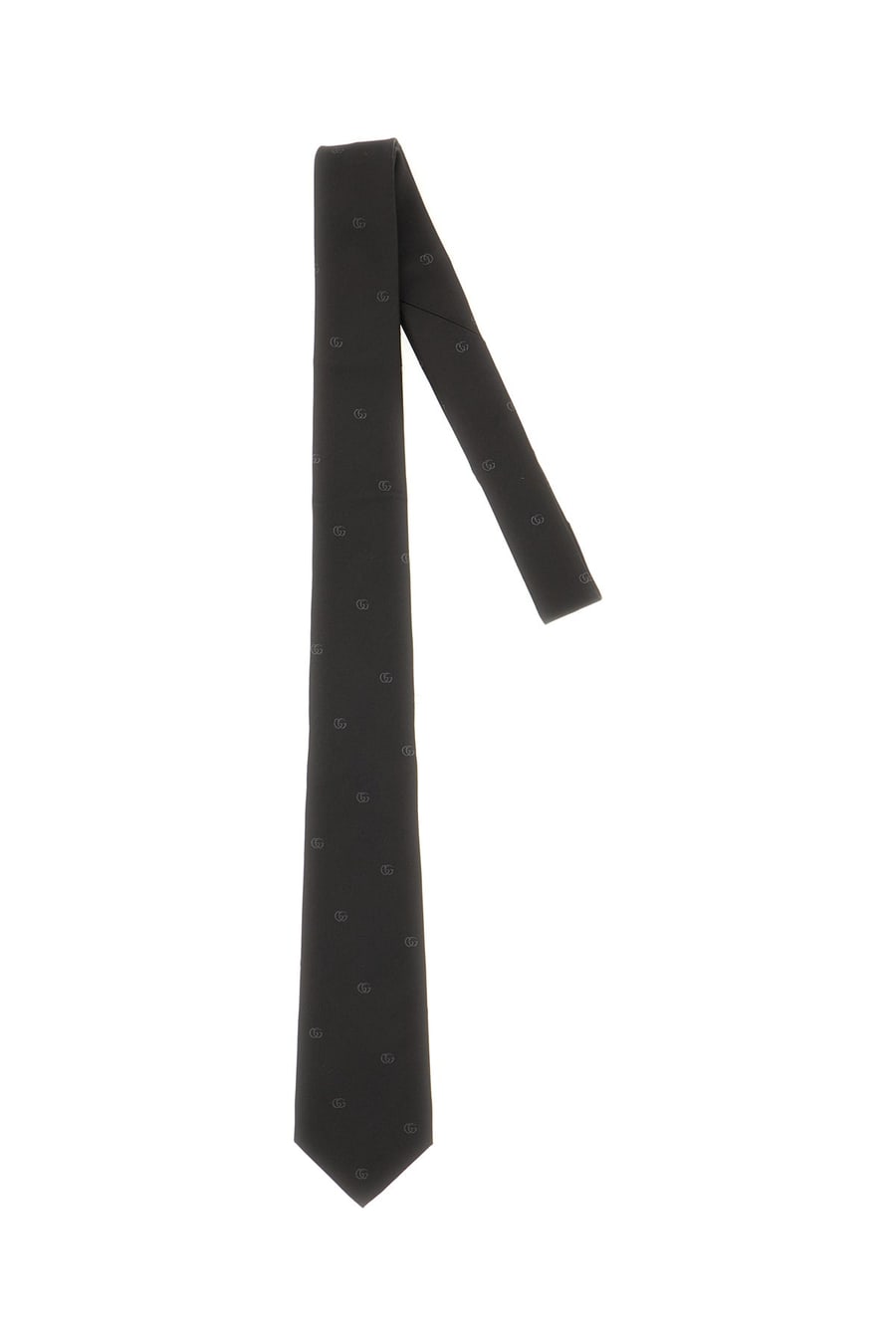 Gucci Cravatta in seta nera, view 2