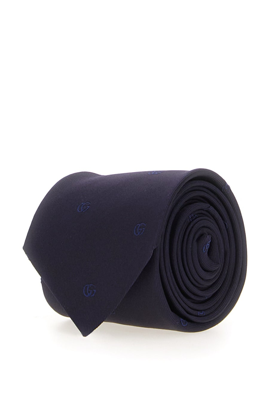 Gucci Cravatta in seta blu notte