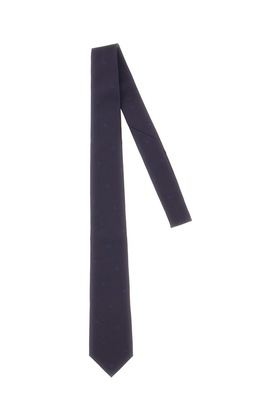 Gucci Cravatta in seta blu notte, view 2