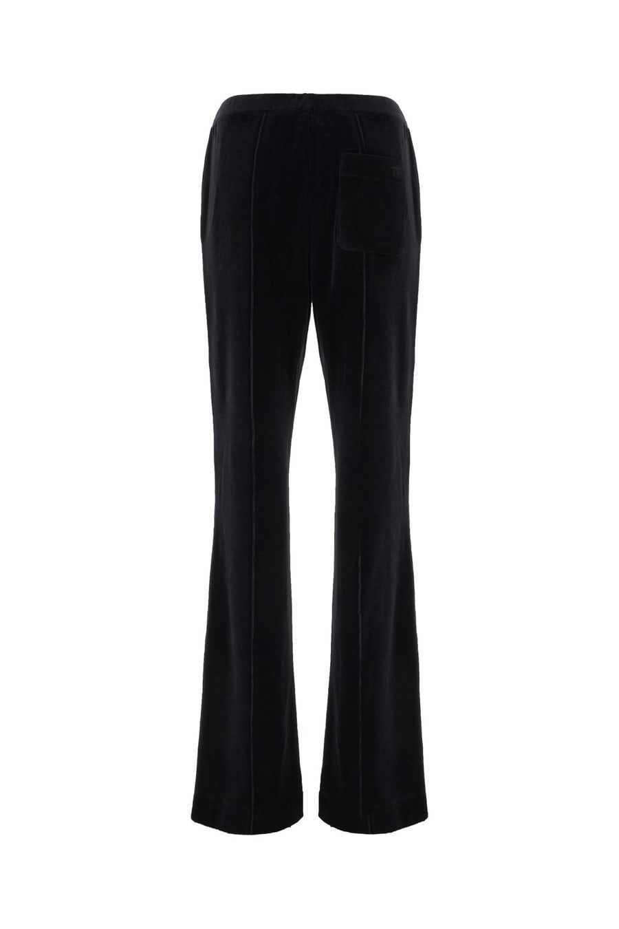 Tom Ford Pantalone in velluto nero, view 2