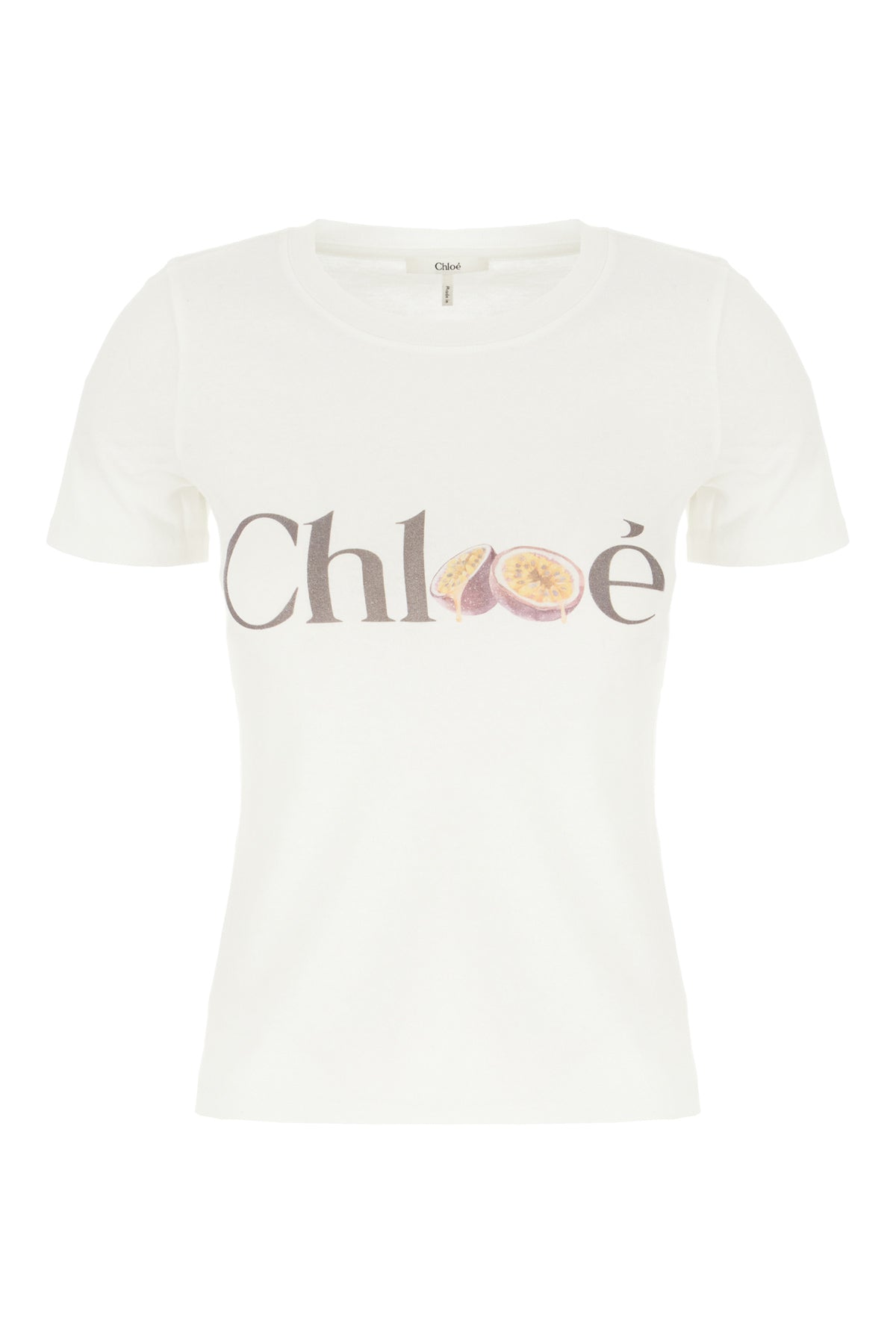 Chloé T-shirt in cotone bianco