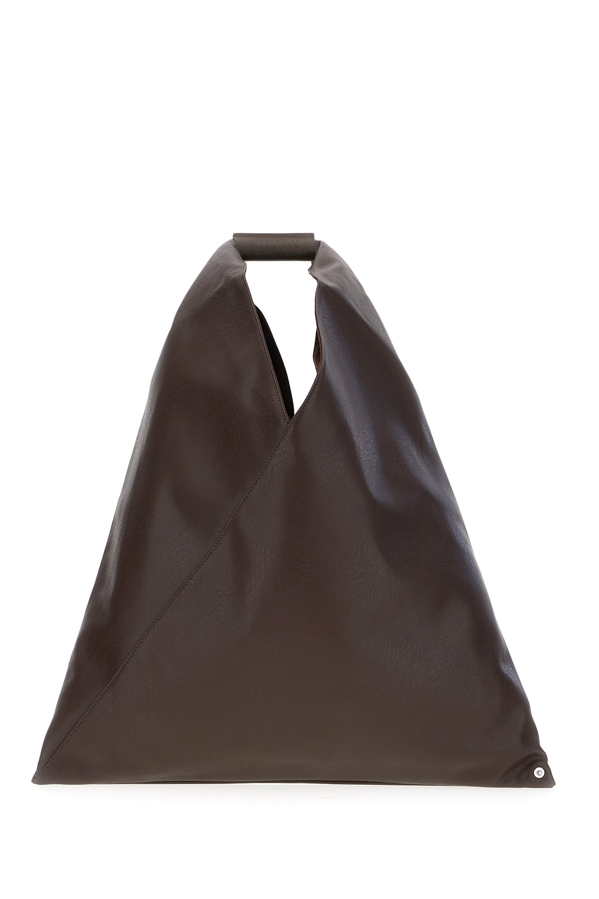 MM6 Borsa a mano Japanese in simil pelle cioccolato