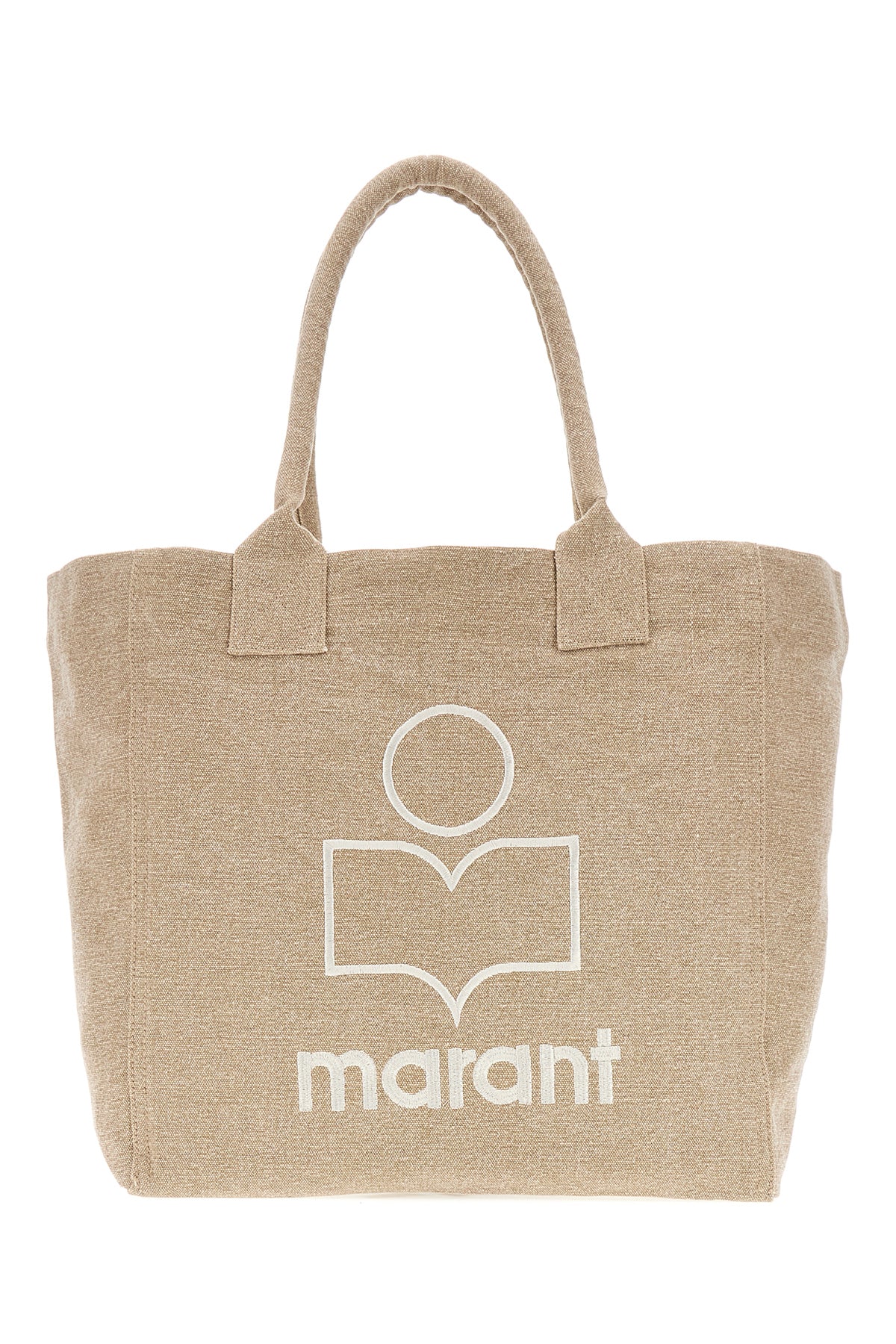 Isabel Marant Borsa shopping Yenky piccola in denim biscotto