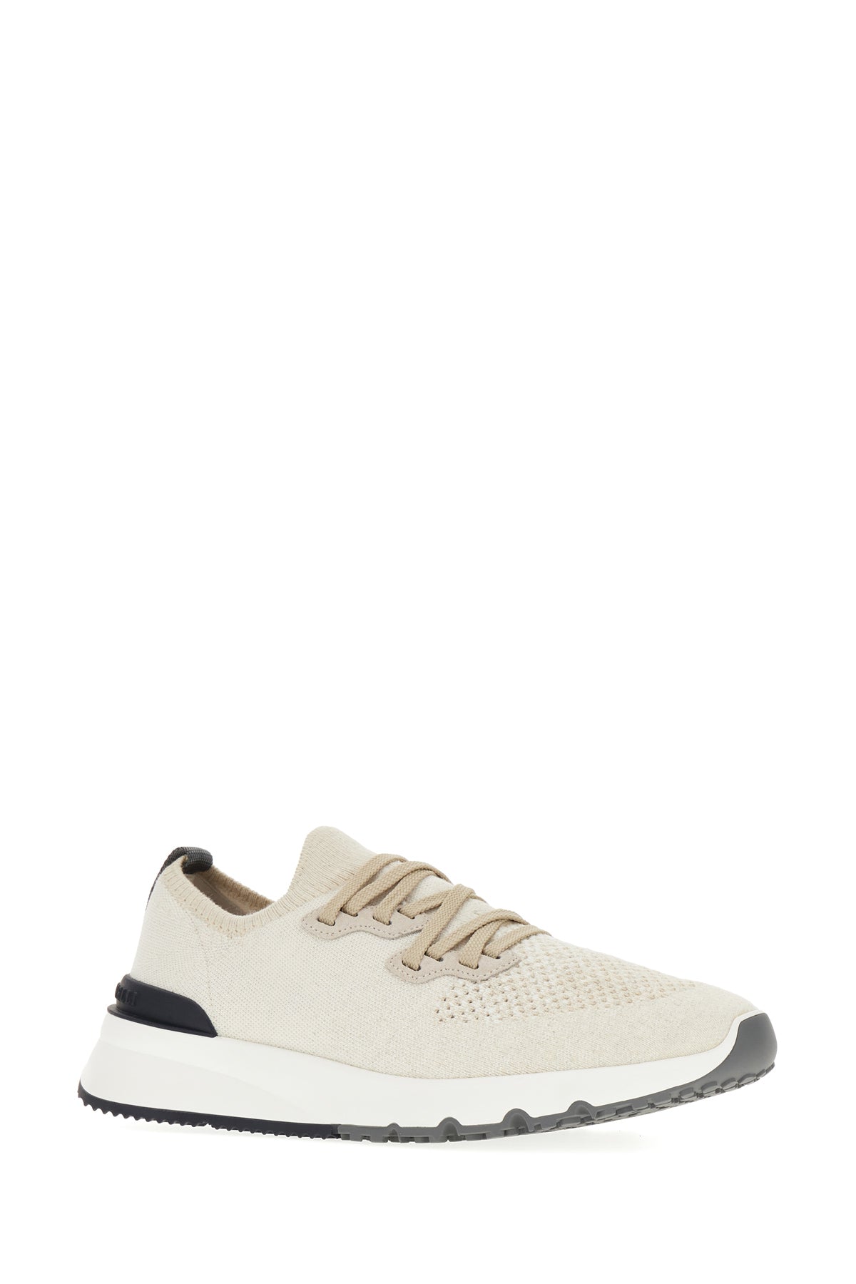 Brunello Cucinelli Sneakers in tessuto sabbia, view 2