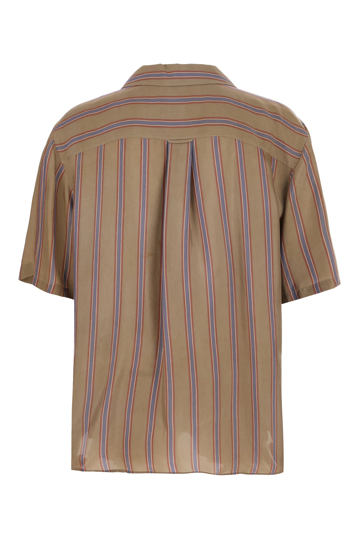 Saint Laurent Camicia in cupro stampato, view 2