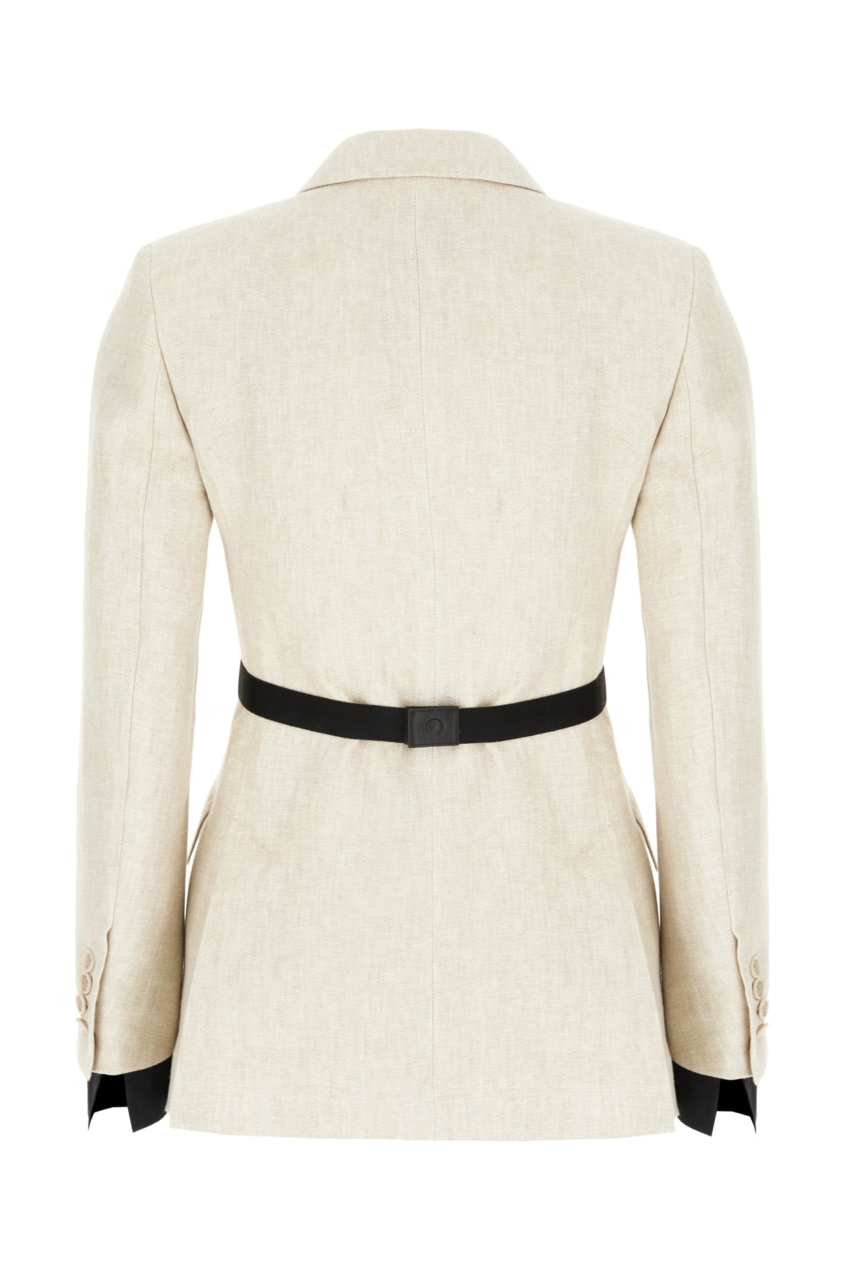 Max Mara Giacca in lino sabbia, view 2