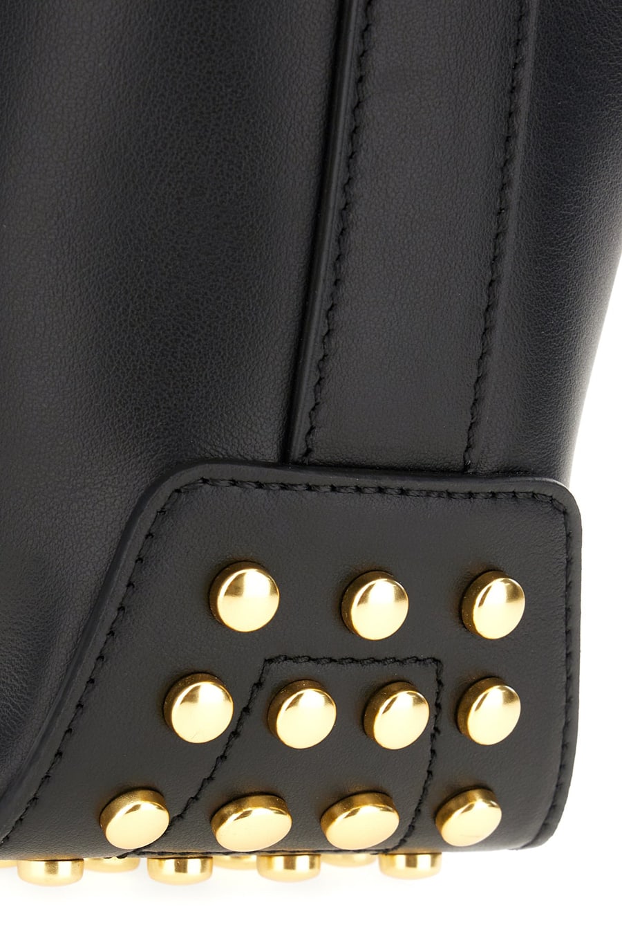 Tod's Borsa a mano mini in pelle nera, view 4