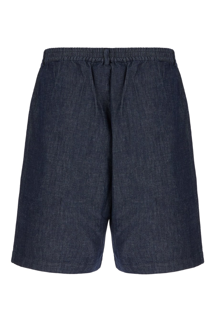 ALPHA STUDIO Bermuda in denim blu notte, view 2