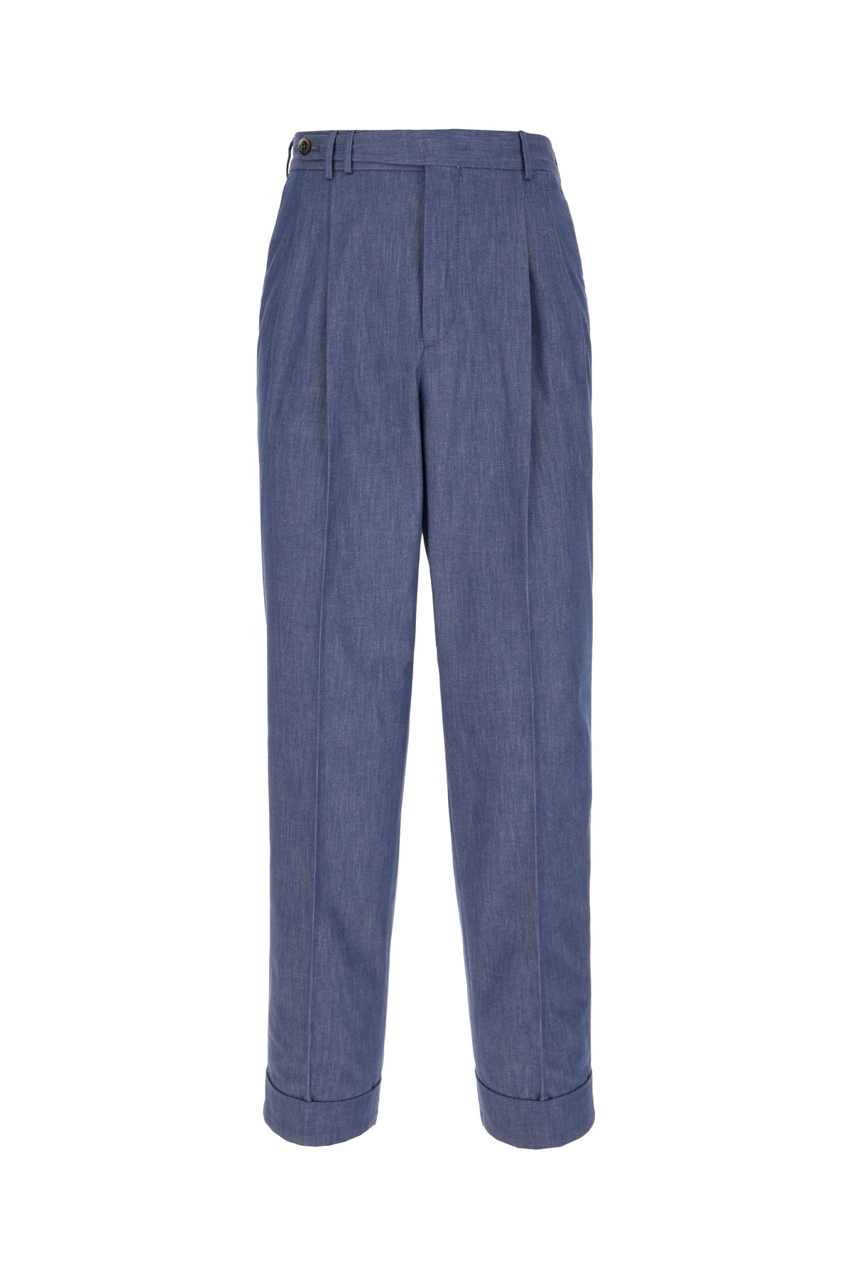 PT Torino Pantalone in cotone blu denim