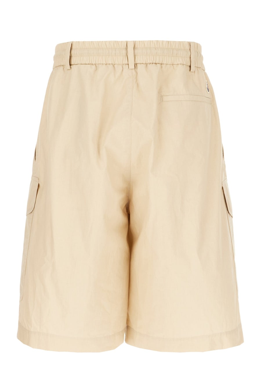 Moncler Bermuda in cotone beige, view 2