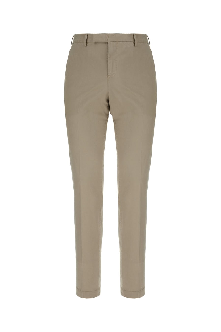 PT Torino Pantalone in misto lyocell tortora
