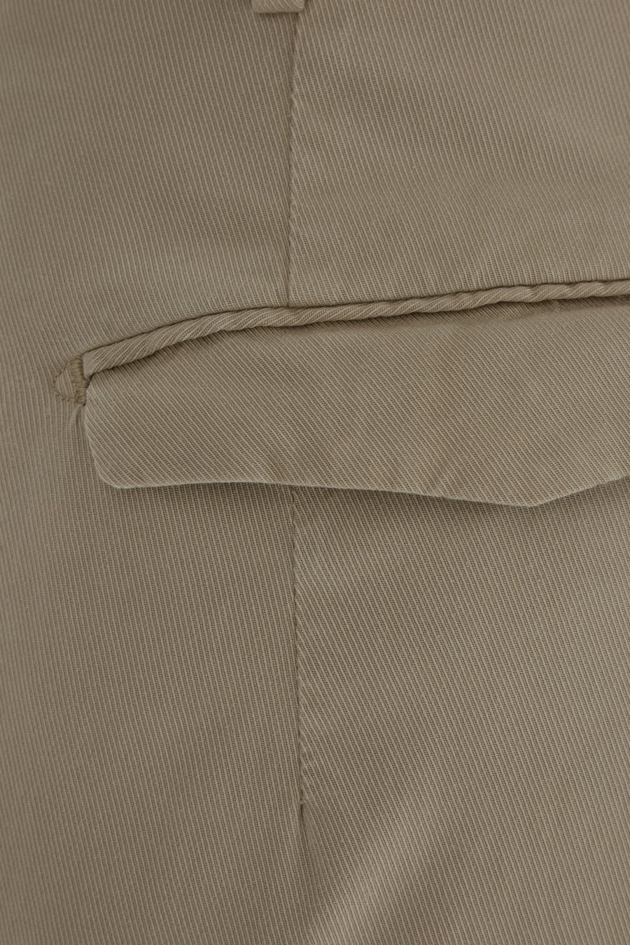 PT Torino Pantalone in misto lyocell tortora, view 3