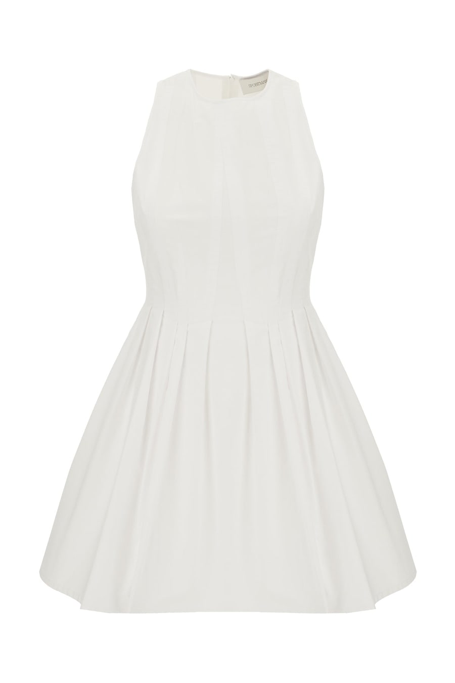 Sportmax Mini abito in cotone bianco