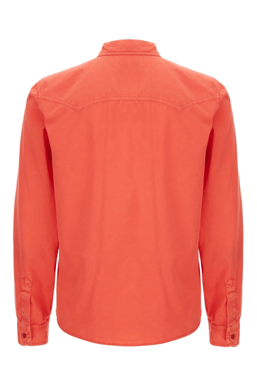 Versace Camicia in cotone corallo, view 2