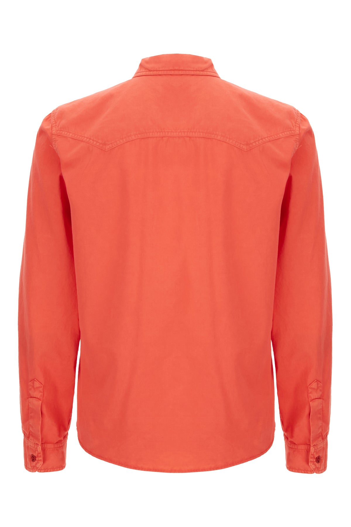 Versace Camicia in cotone corallo, view 2