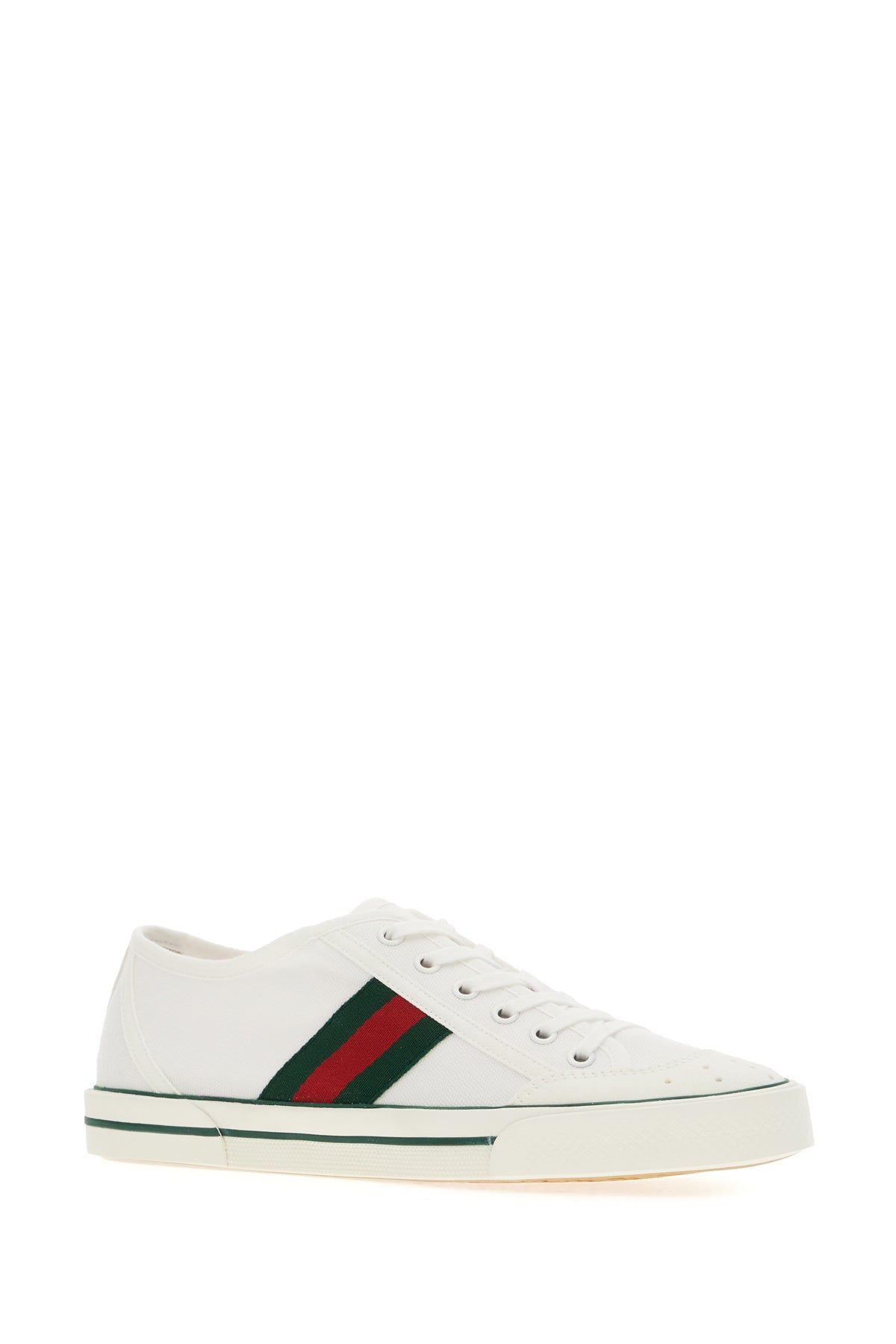 Gucci Sneakers Tennis 1977 in tela bianca, view 2