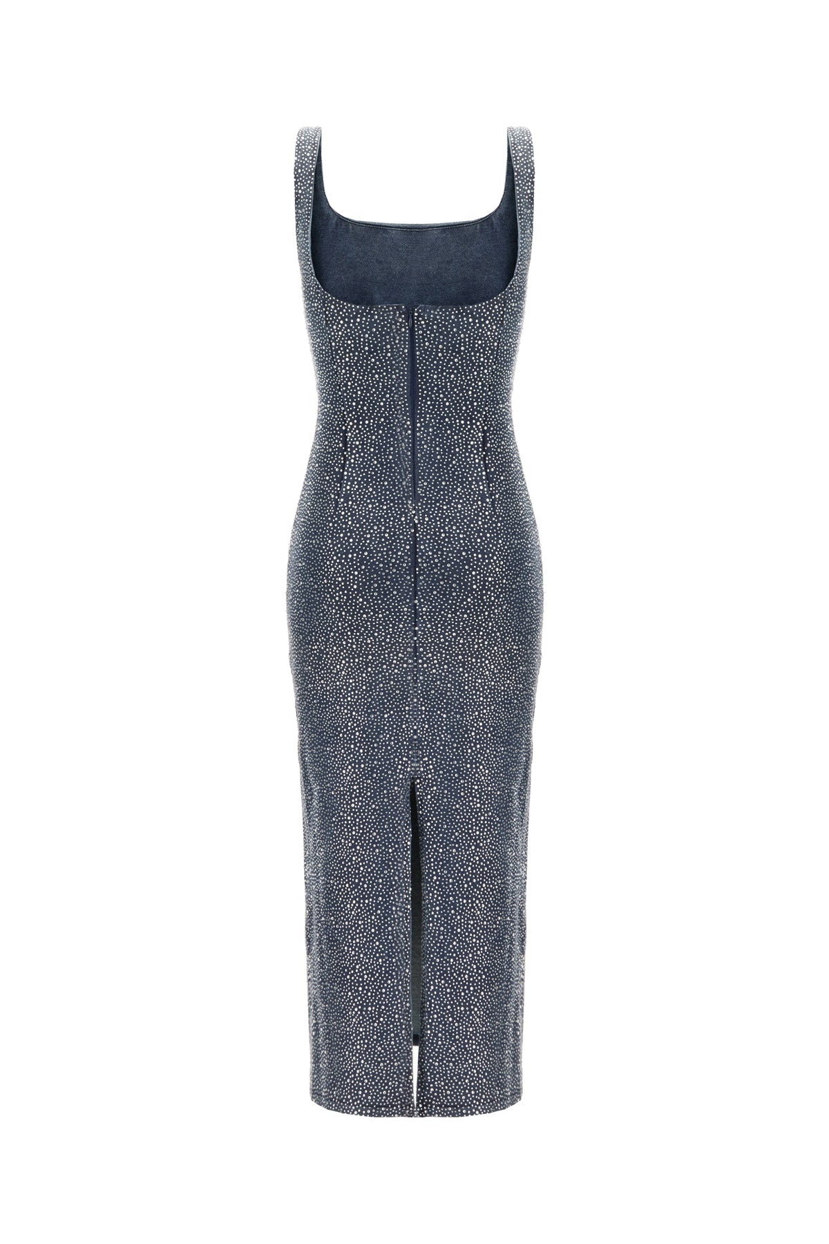 TWENTY FOURHAITCH Abito in nylon stretch decorato, view 2