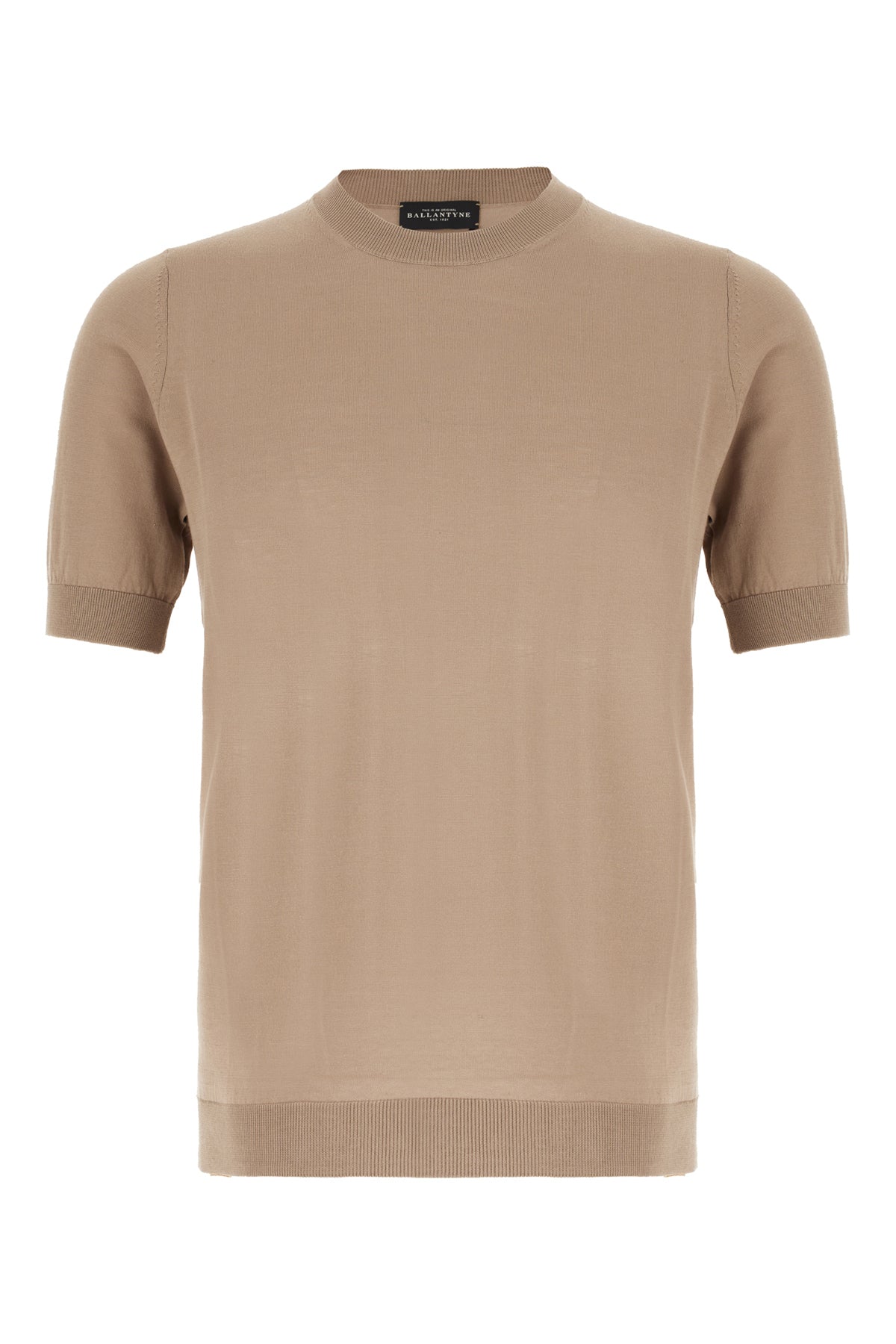 BALLANTYNE T-shirt in cotone cammello