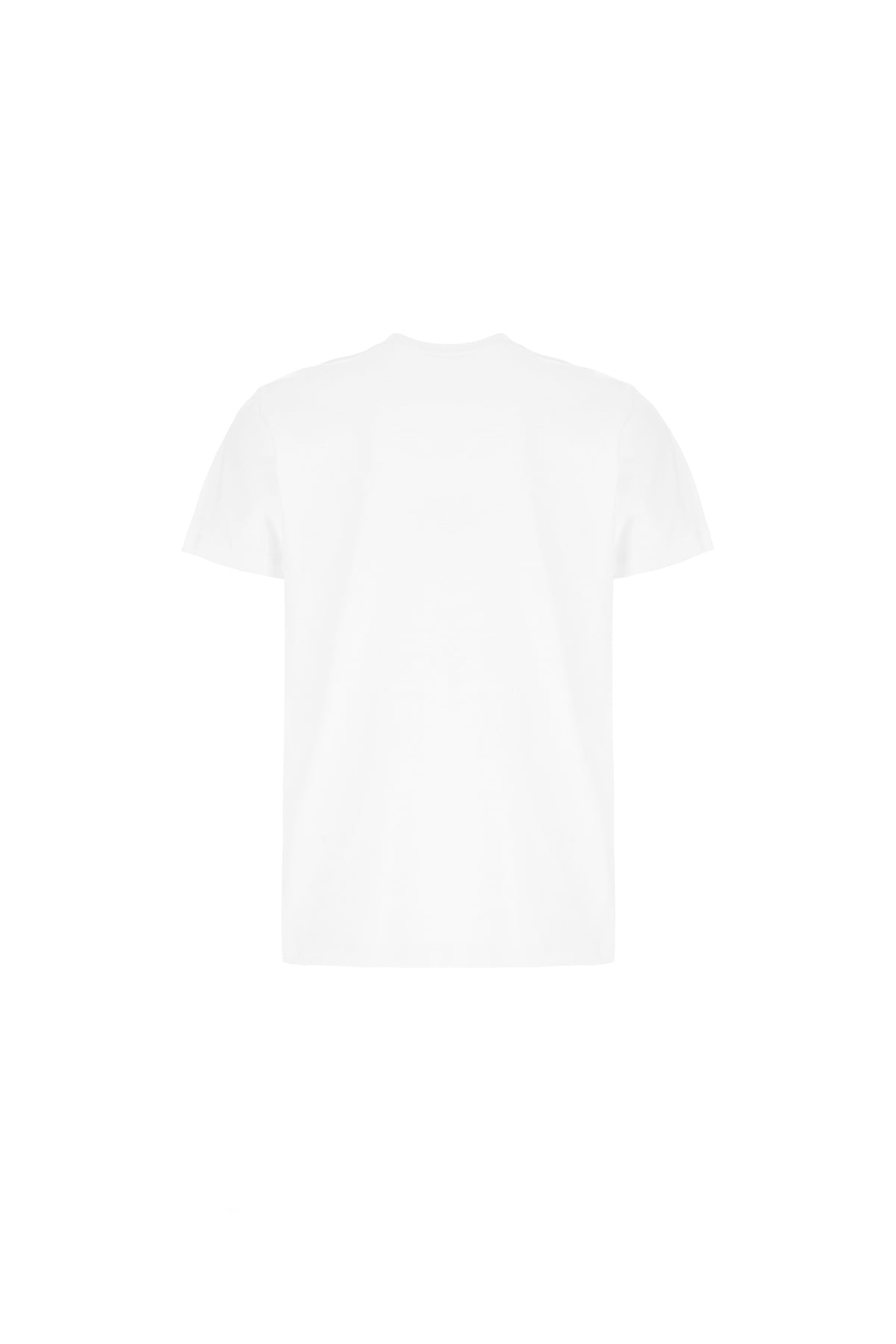 Moncler T-shirt in cotone bianco, view 2