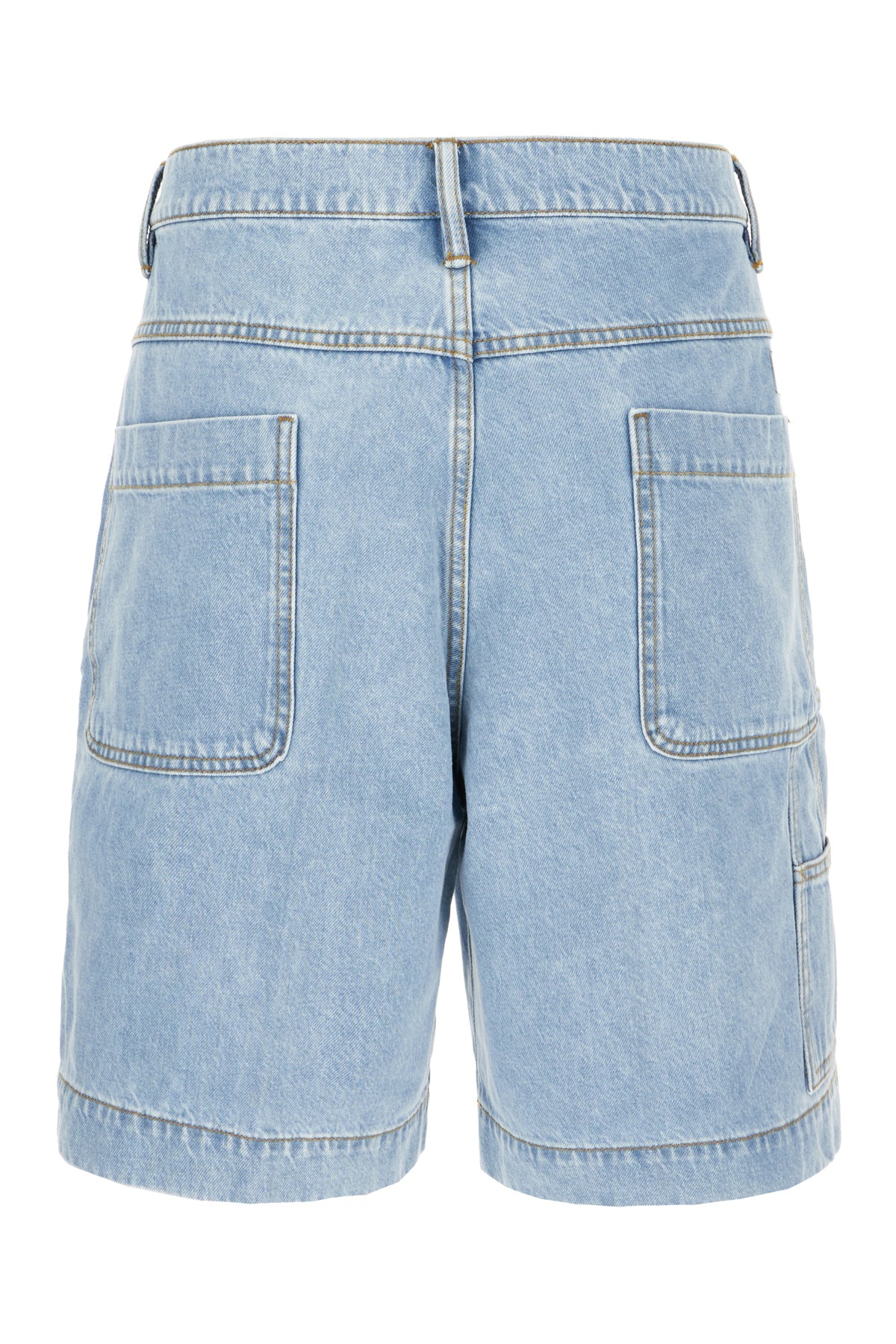 NINE IN THE MORNING Bermuda in denim, view 2
