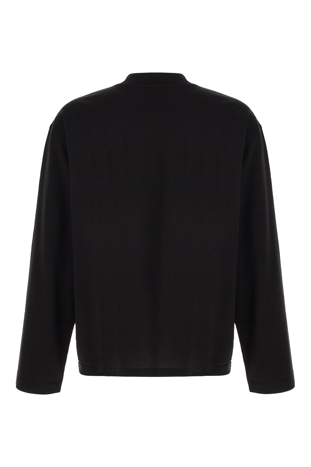 Dries Van Noten T-shirt in cotone nero, view 2