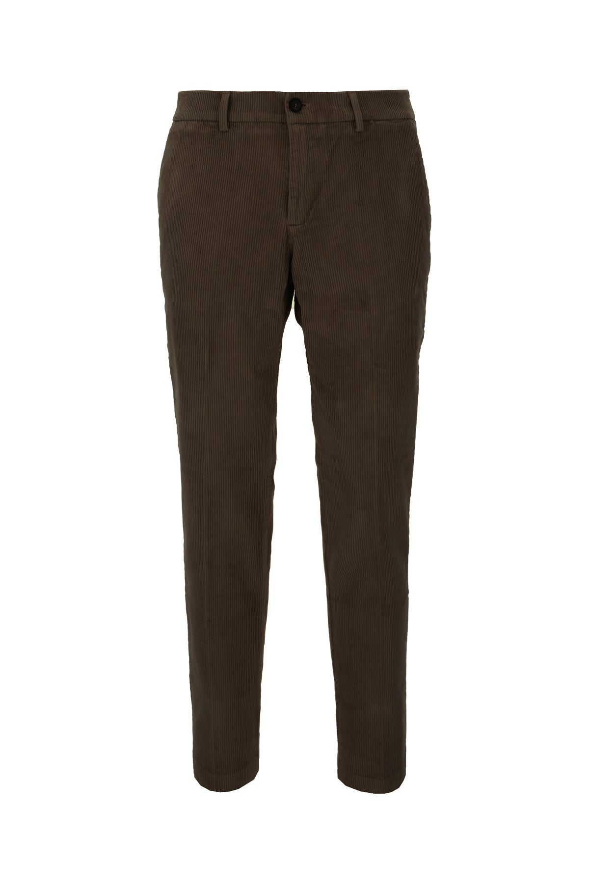 CRUNA Pantaloni in velluto a coste cioccolato