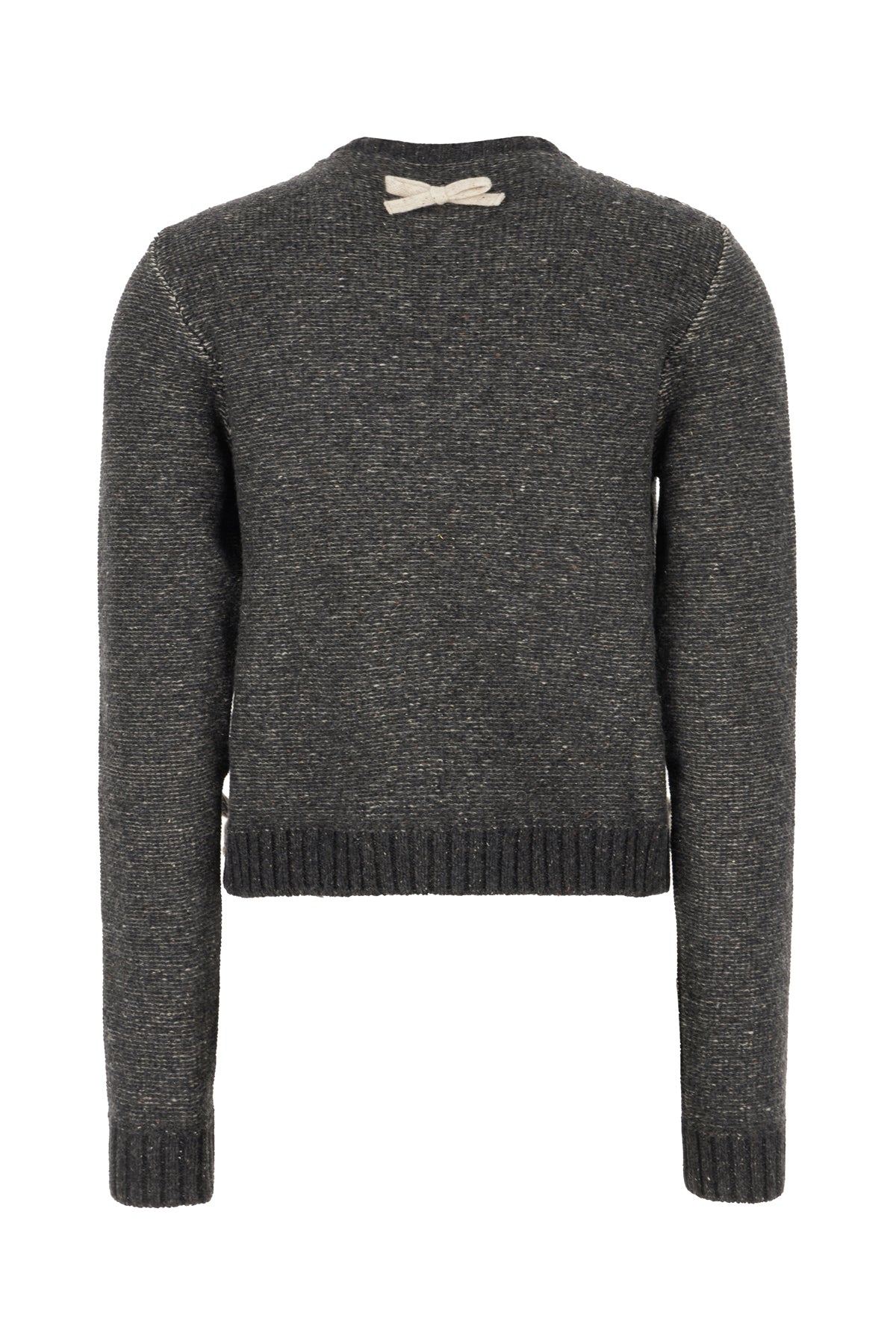 Moschino Maglione in misto lana ricamato, view 2