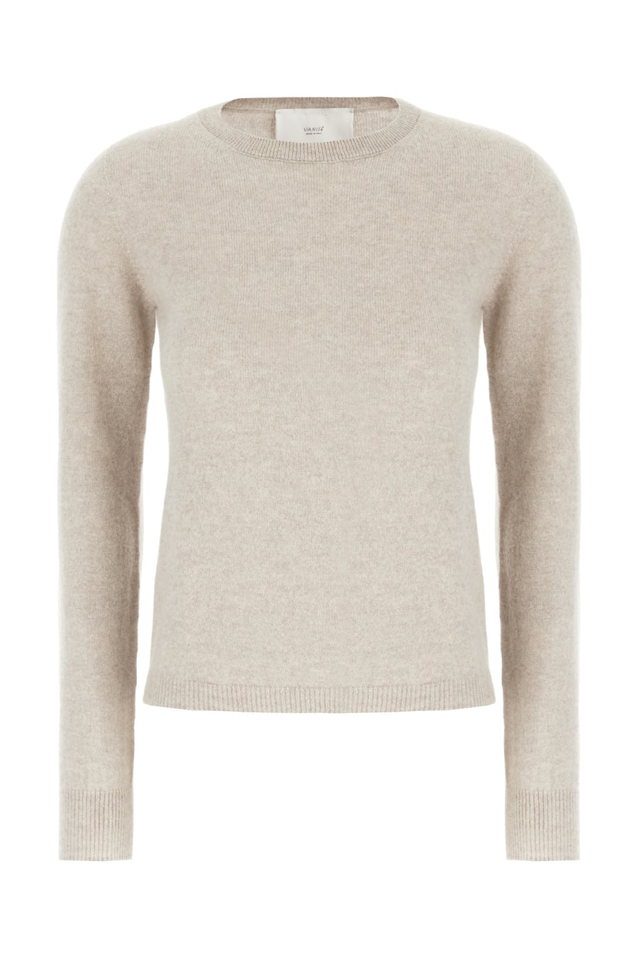 VANISE' Maglione in cashmere grigio chiaro