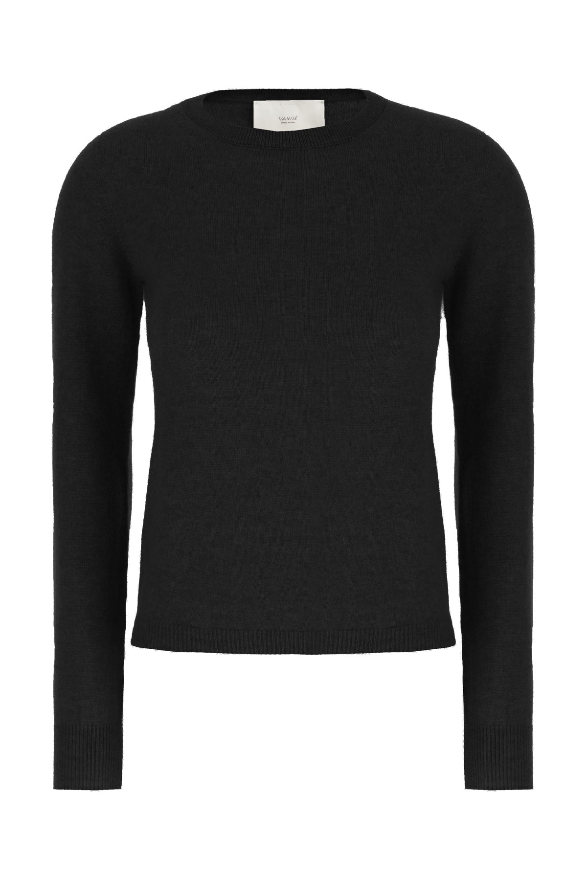 VANISE' Maglione in cashmere nero