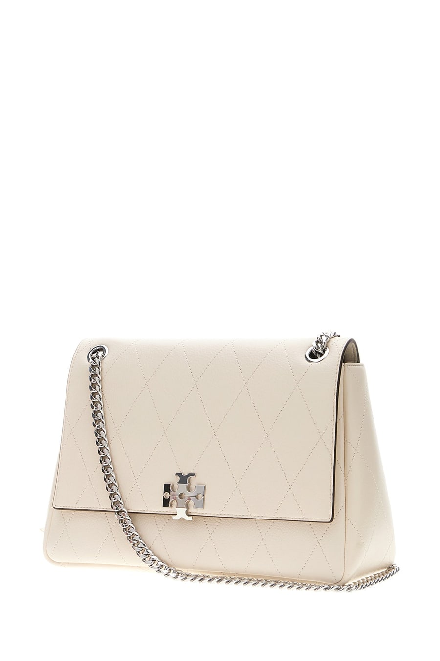 Tory Burch Borsa a spalla in pelle avorio, view 2