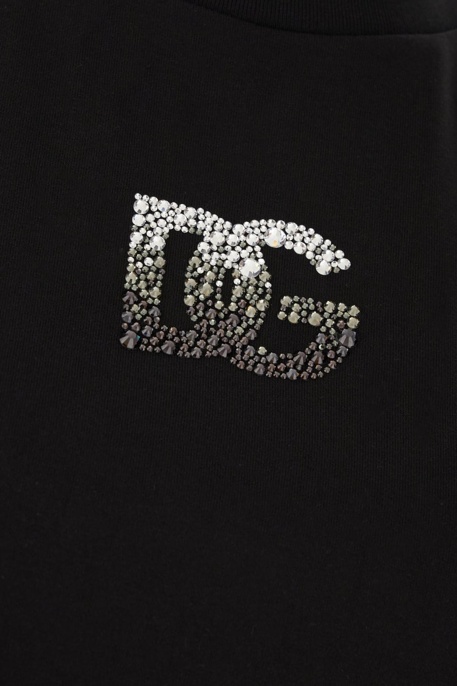 Dolce & Gabbana T-shirt in cotone nero, view 3