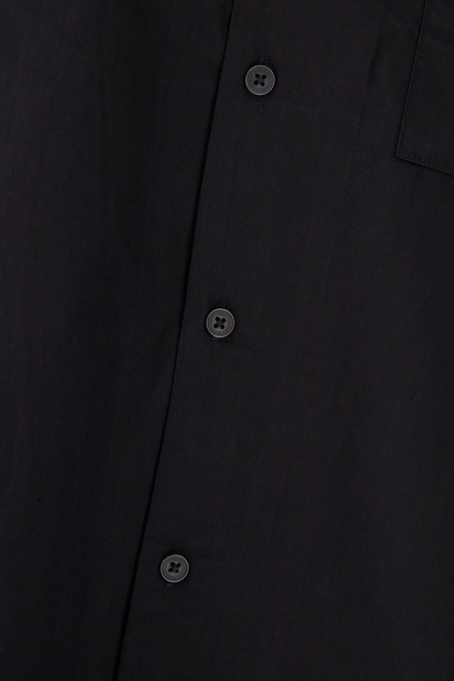 Entire Studios Camicia in cotone nero, view 3
