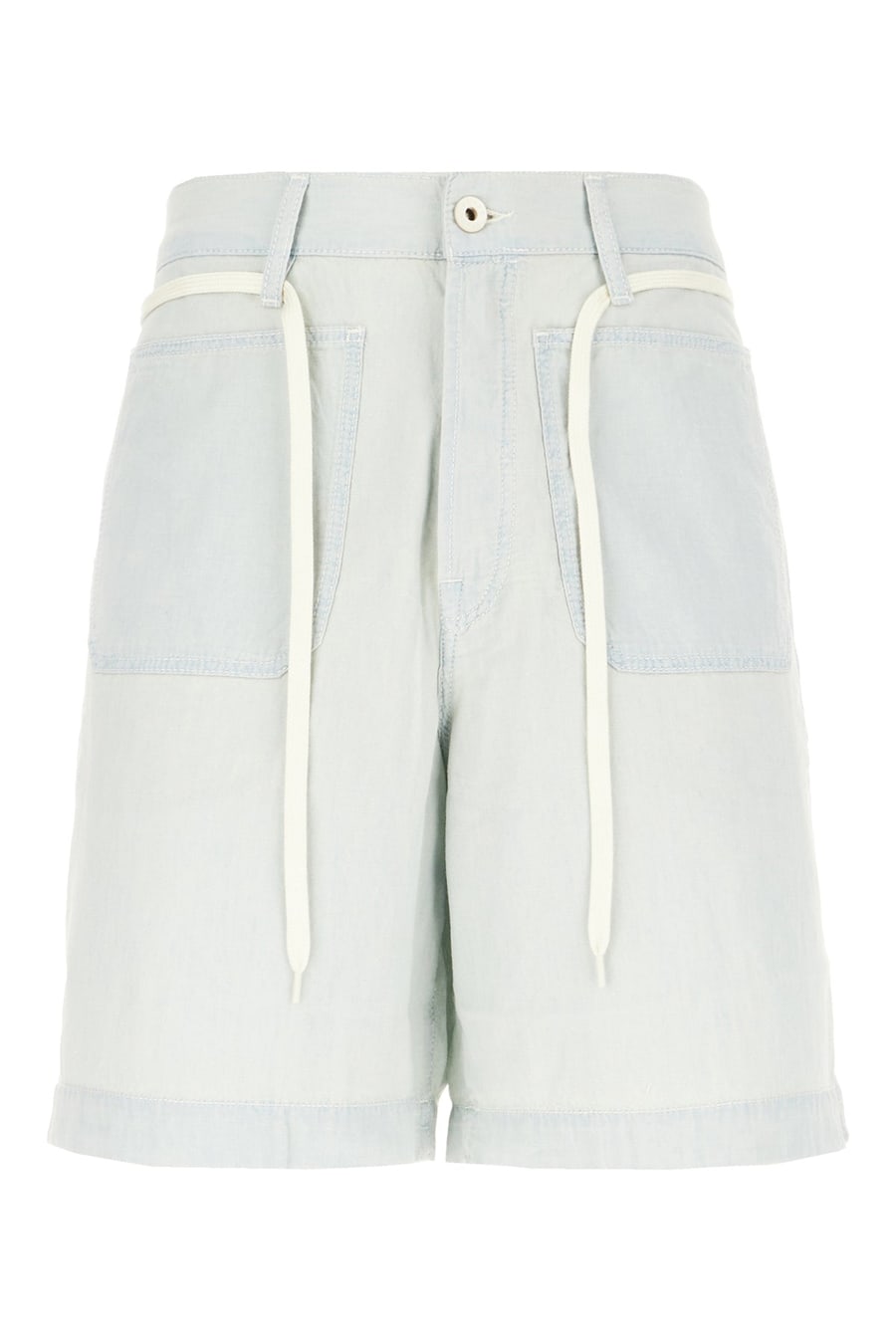 KENZO Bermuda in cotone azzurro