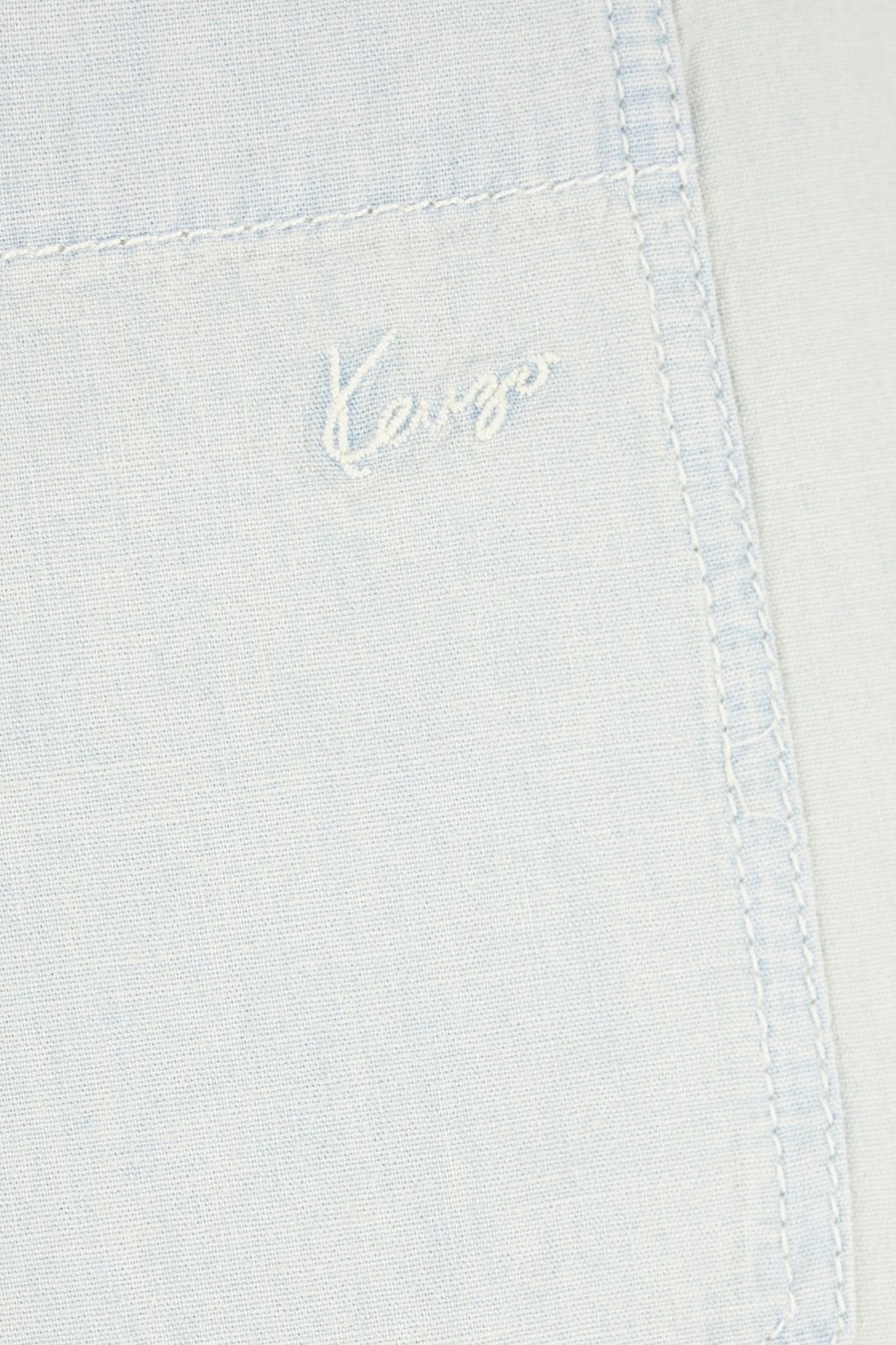 KENZO Bermuda in cotone azzurro, view 3