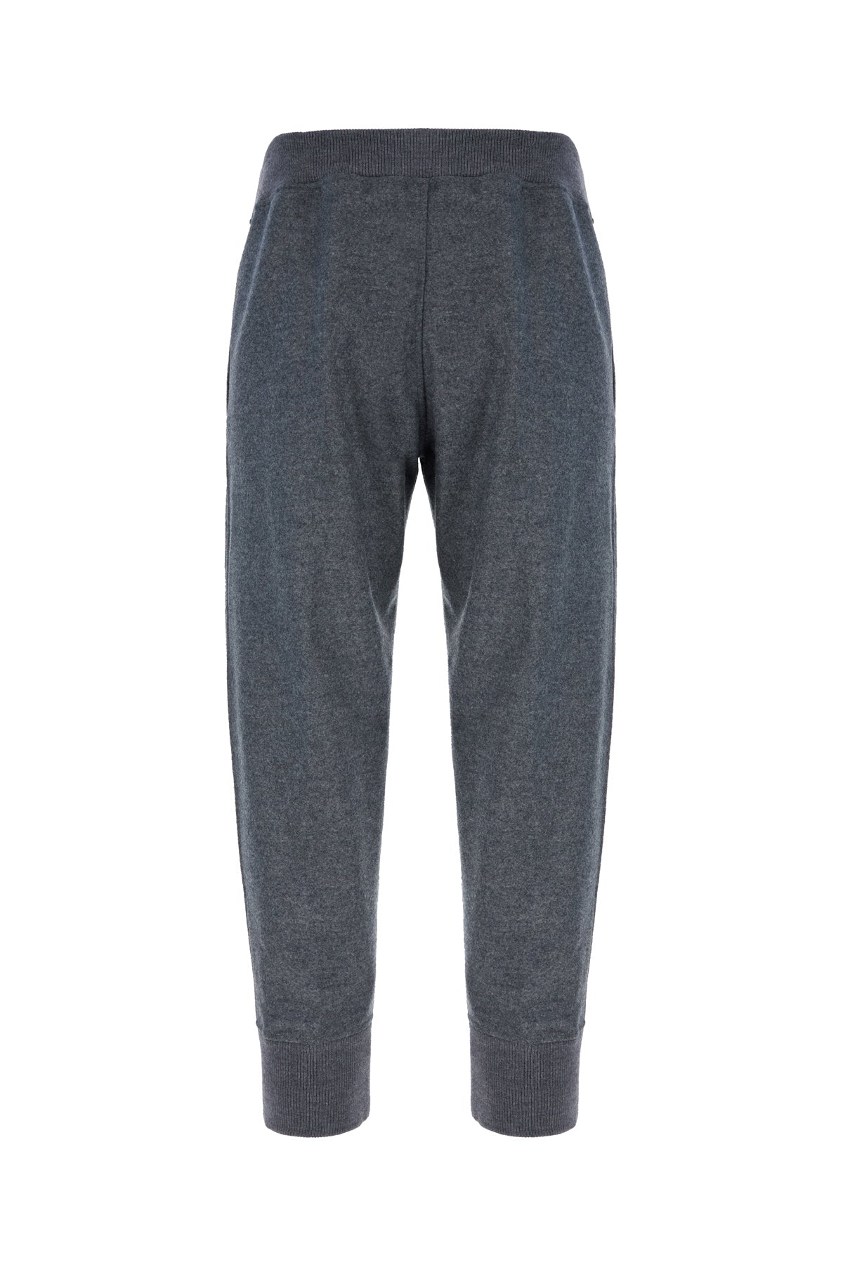 Jil Sander Pantalone jogging in lana grigia, view 2