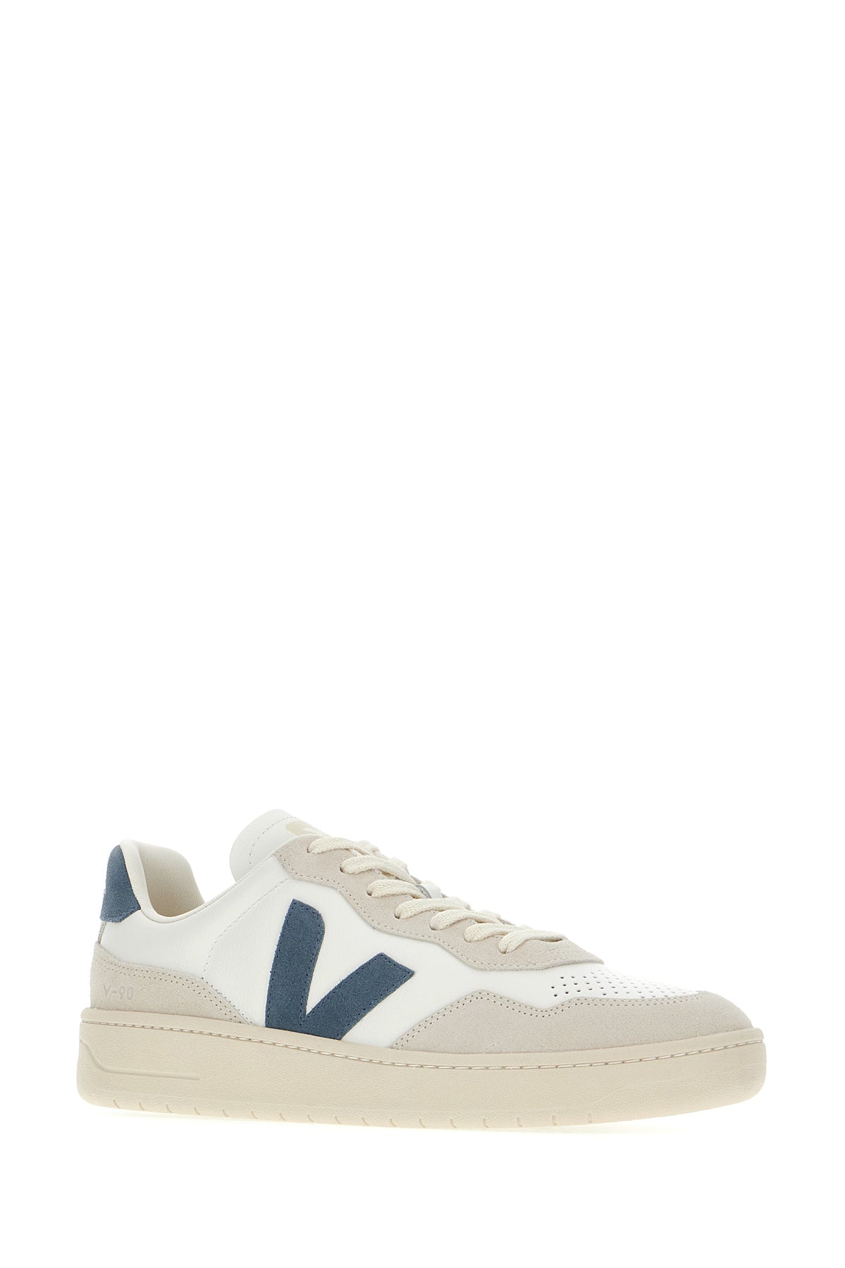VEJA Sneakers in pelle bianca, view 2